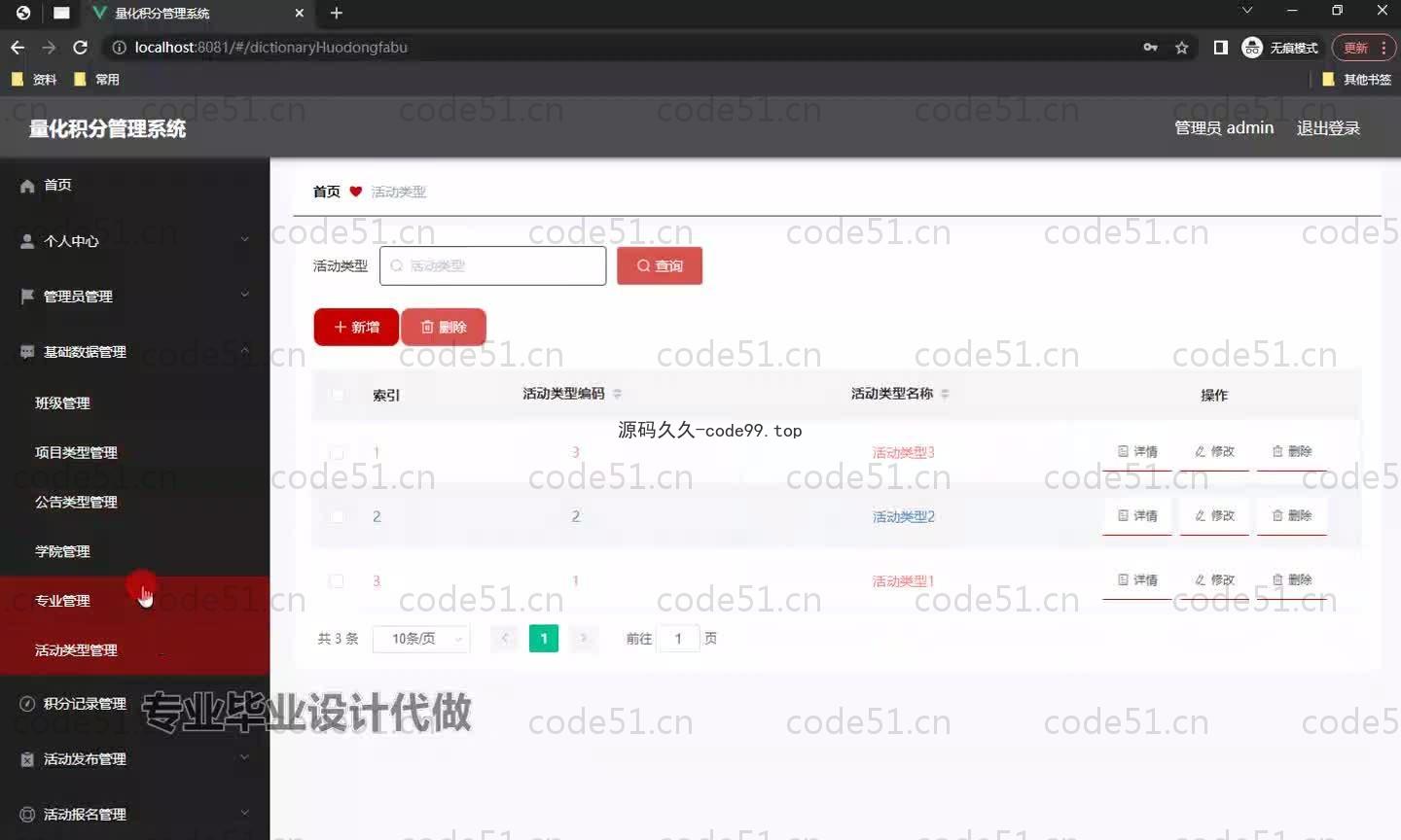 基于SpringBoot+MySQL+Vue.js的量化积分管理系统(附论文)