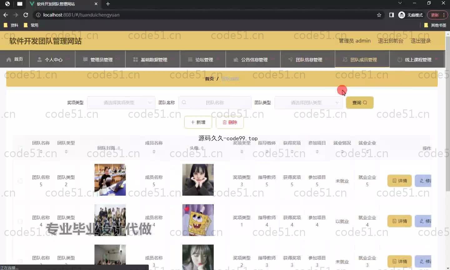 基于SpringBoot+MySQL+Vue.js的团队开发管理系统(附论文)