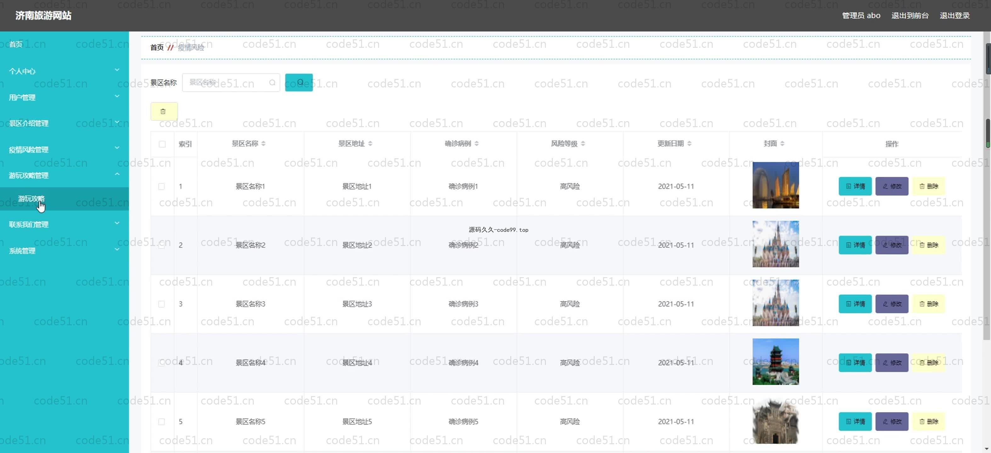 基于SpringBoot+MySQL+Vue.js的旅游网站系统(附论文)