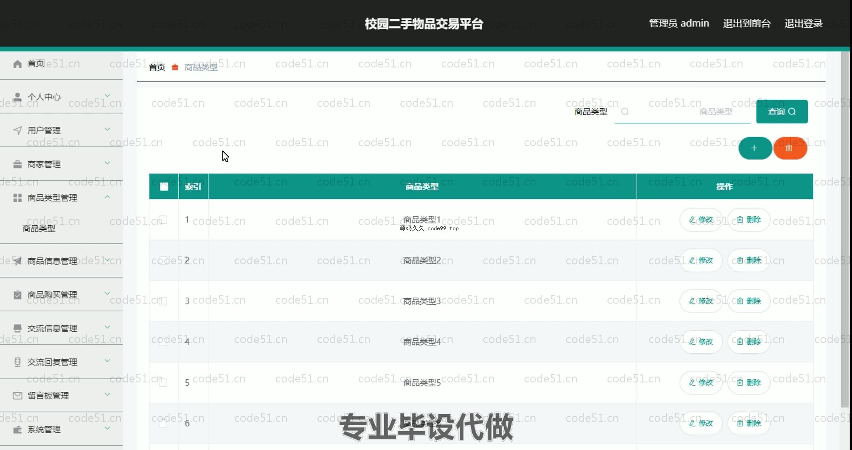 基于SpringBoot+MySQL+Vue.js的二手物品交易(附论文)
