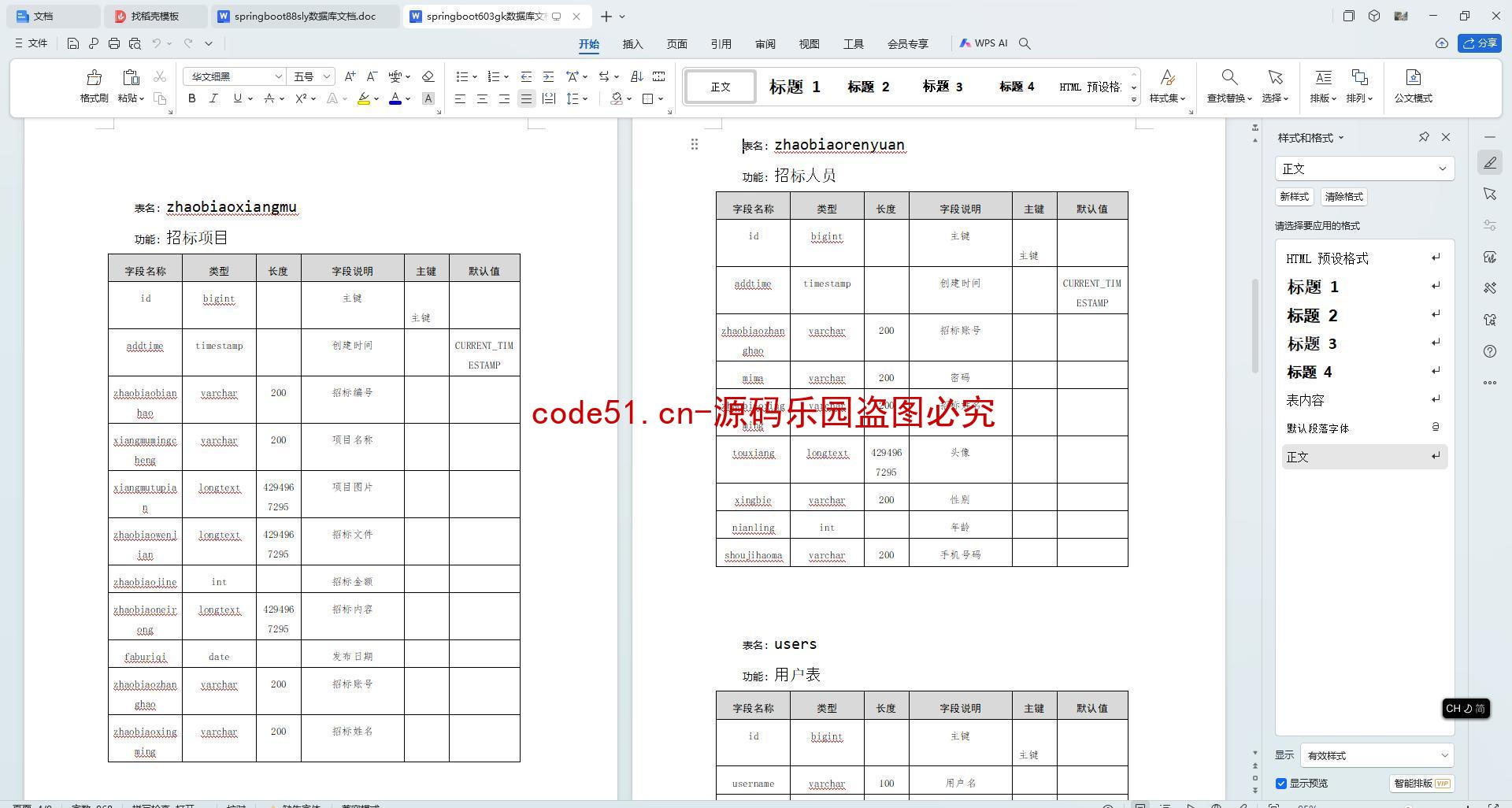 基于SpringBoot+MySQL+SSM+Vue.js的招投标系统(附论文)