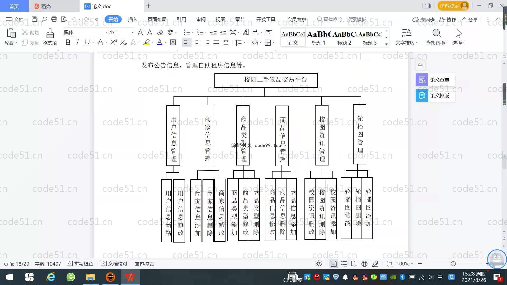 基于SpringBoot+MySQL+Vue.js的校园二手交易平台系统(附论文)