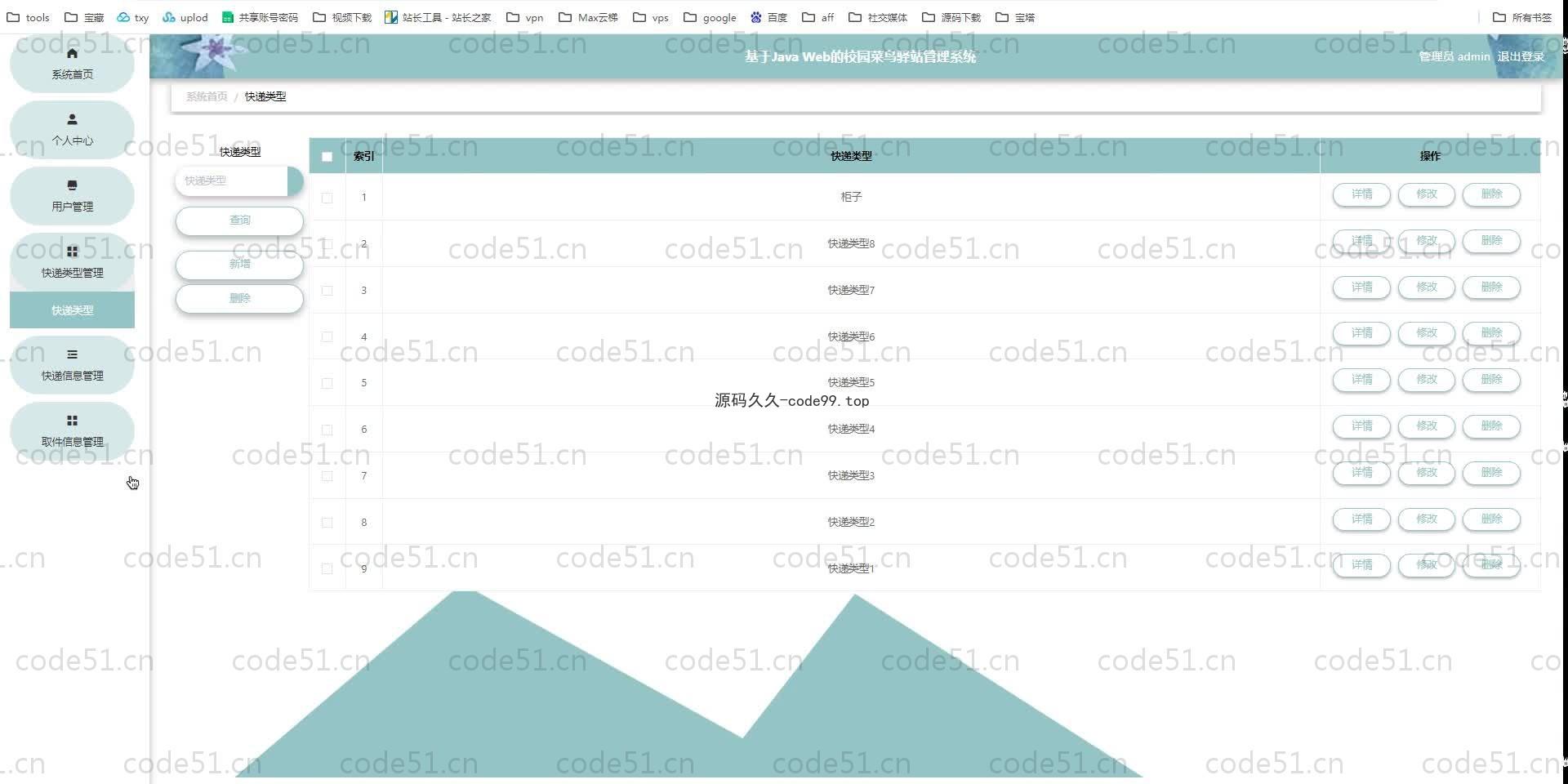 基于SpringBoot+MySQL+Vue.js的校园菜鸟驿站管理系统