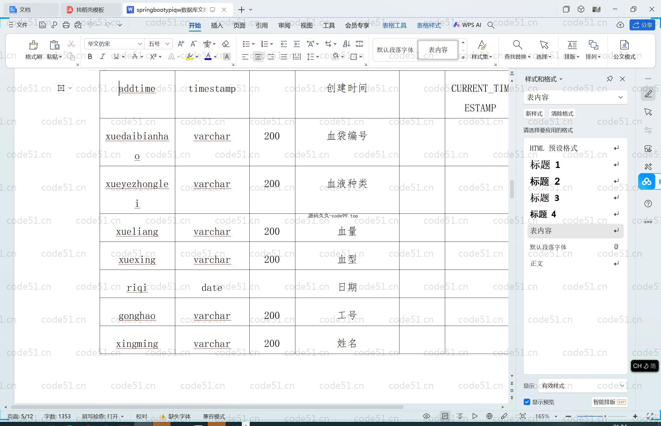 基于SpringBoot+MySQL+Vue.js的医院血库管理系统(附论文)