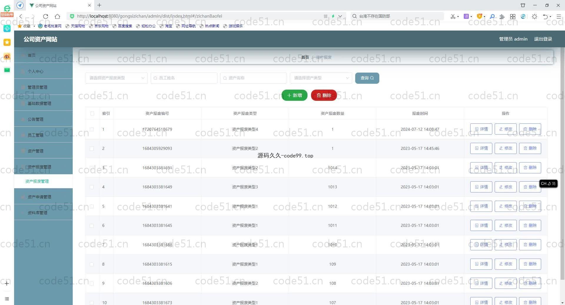 基于SpringBoot+MySQL+Vue.js的公司资产系统(附论文)