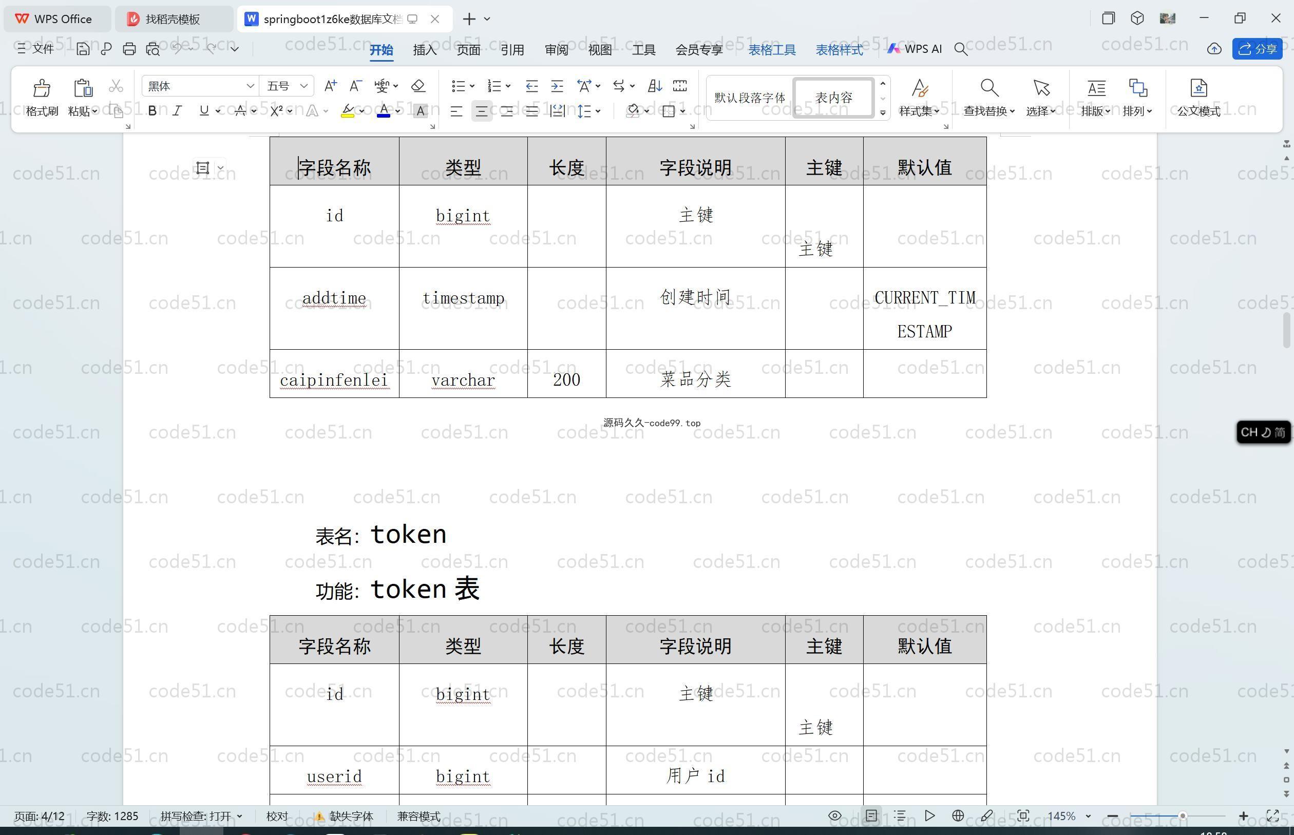 基于SpringBoot+MySQL+Vue.js的外卖平台系统(附论文)