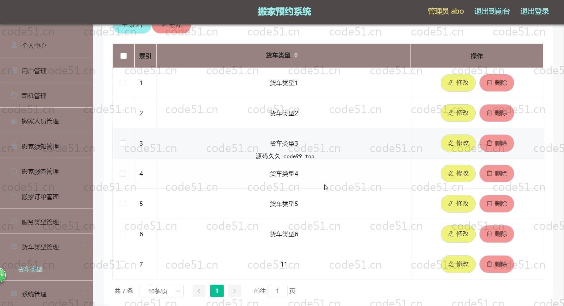 基于SpringBoot+MySQL+Vue.js的搬家预约系统(附论文)