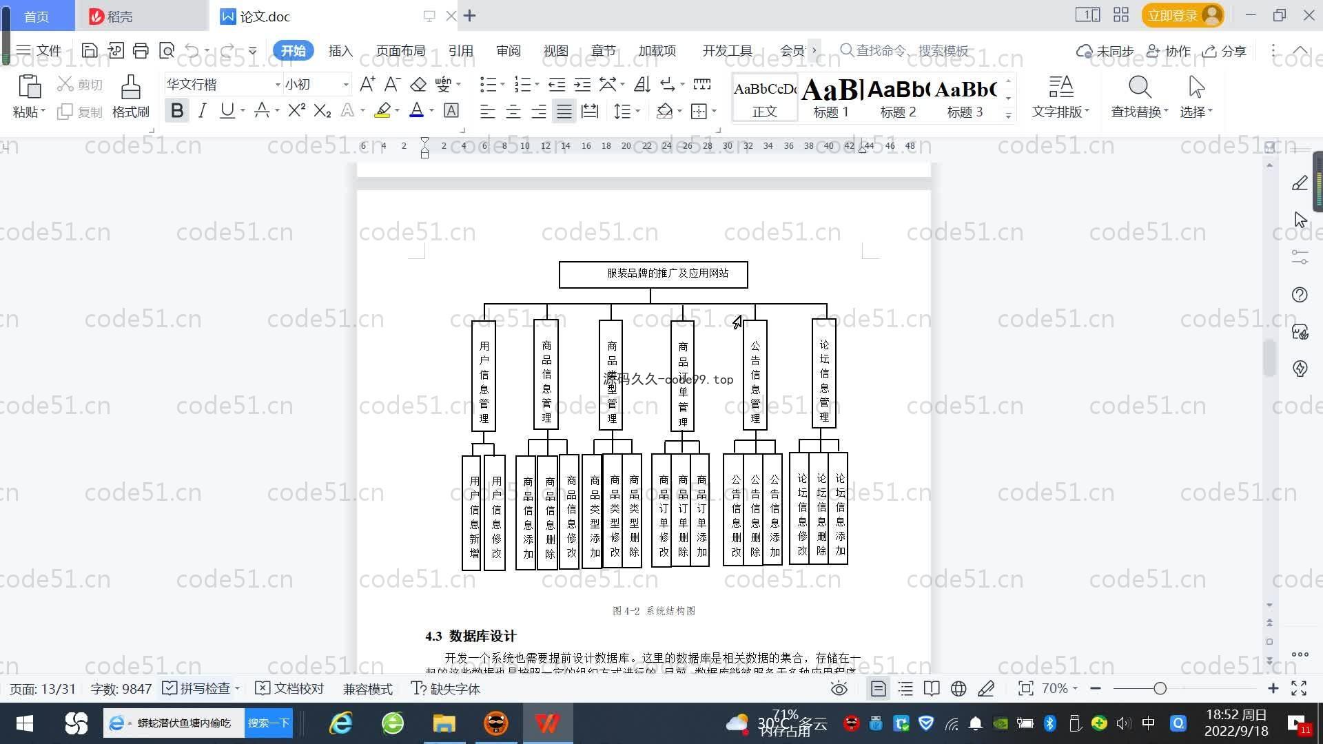 基于SpringBoot+MySQL+Vue.js的服装品牌推广以及应用系统(附论文)