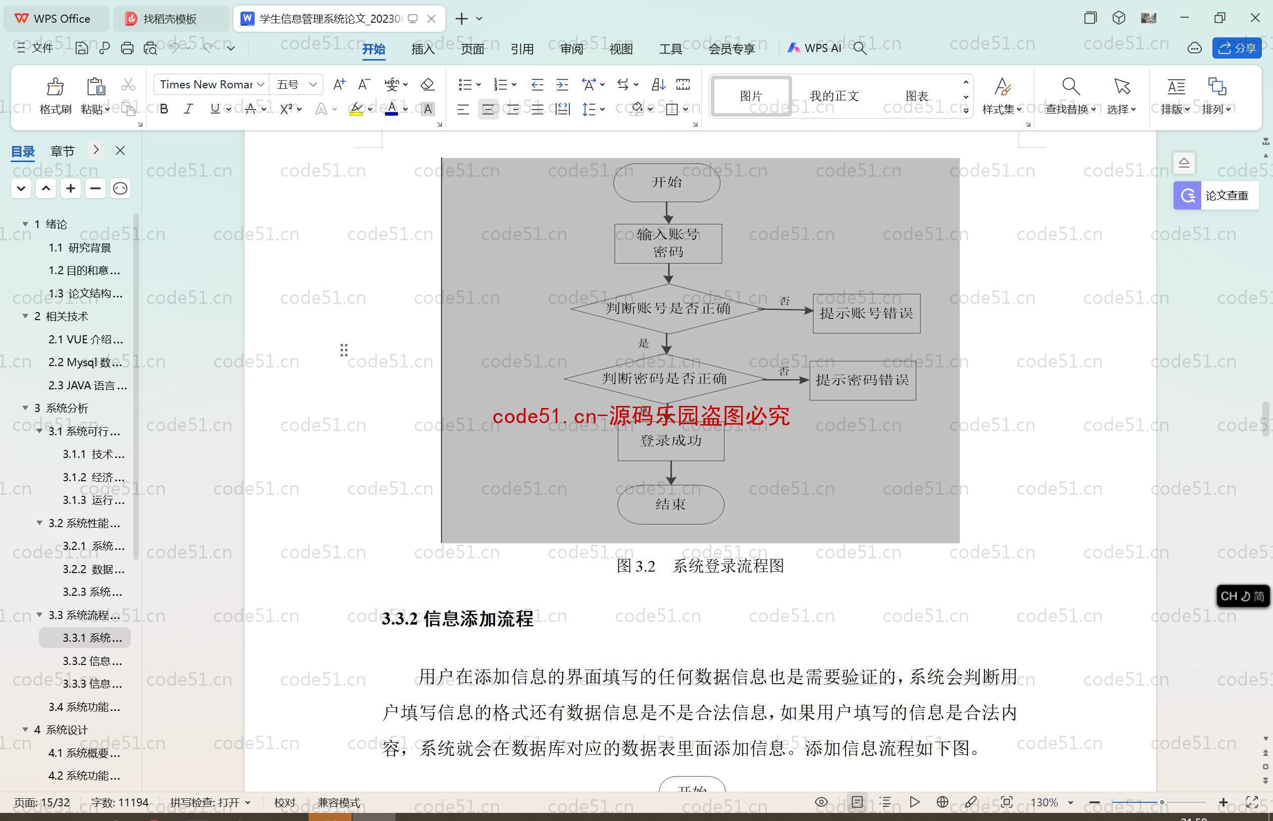 基于SpringBoot+MySQL+SSM+Vue.js的学生信息管理系统(附论文)