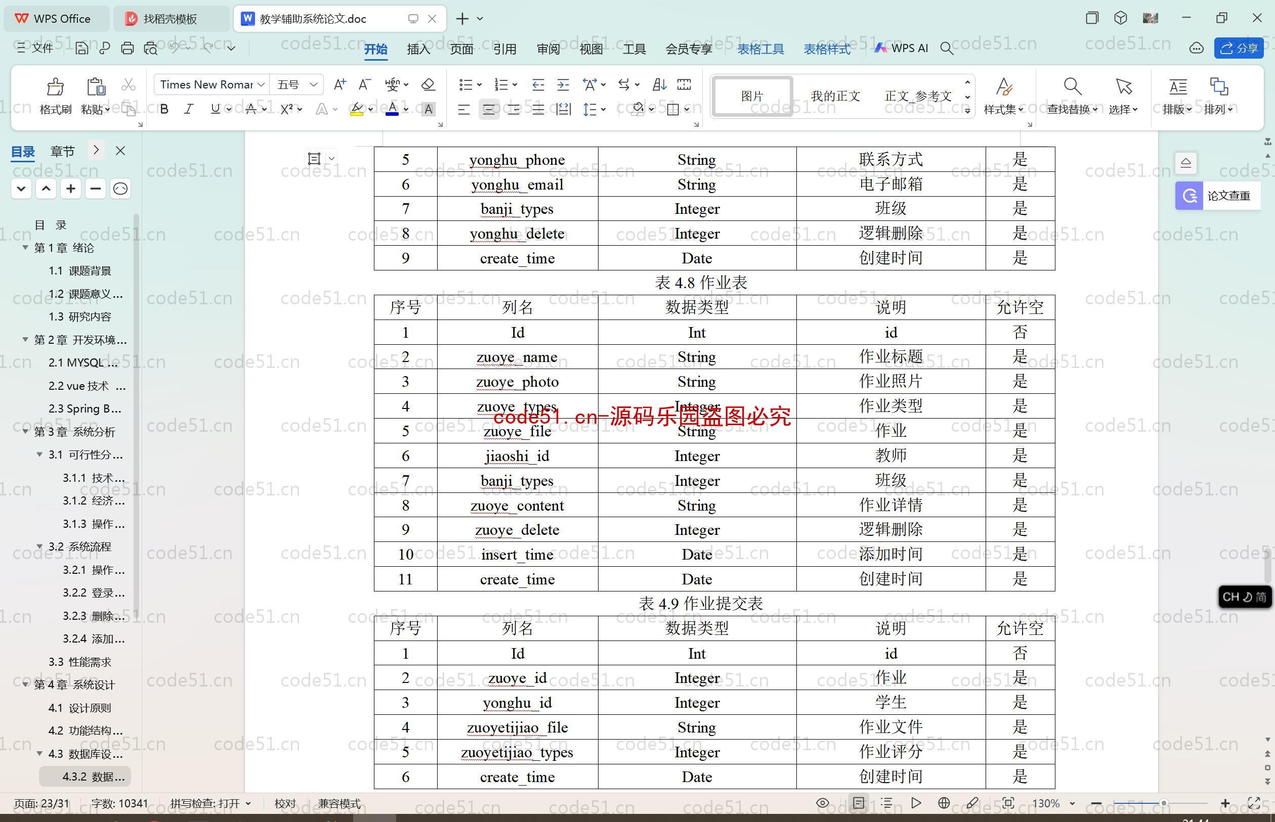 基于SpringBoot+MySQL+SSM+Vue.js的教学辅助系统(附论文)