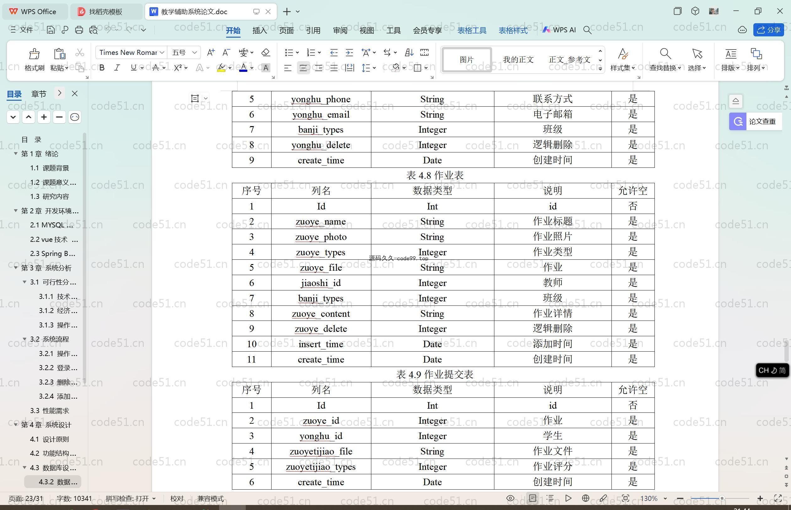 基于SpringBoot+MySQL+Vue.js的教学辅助系统(附论文)