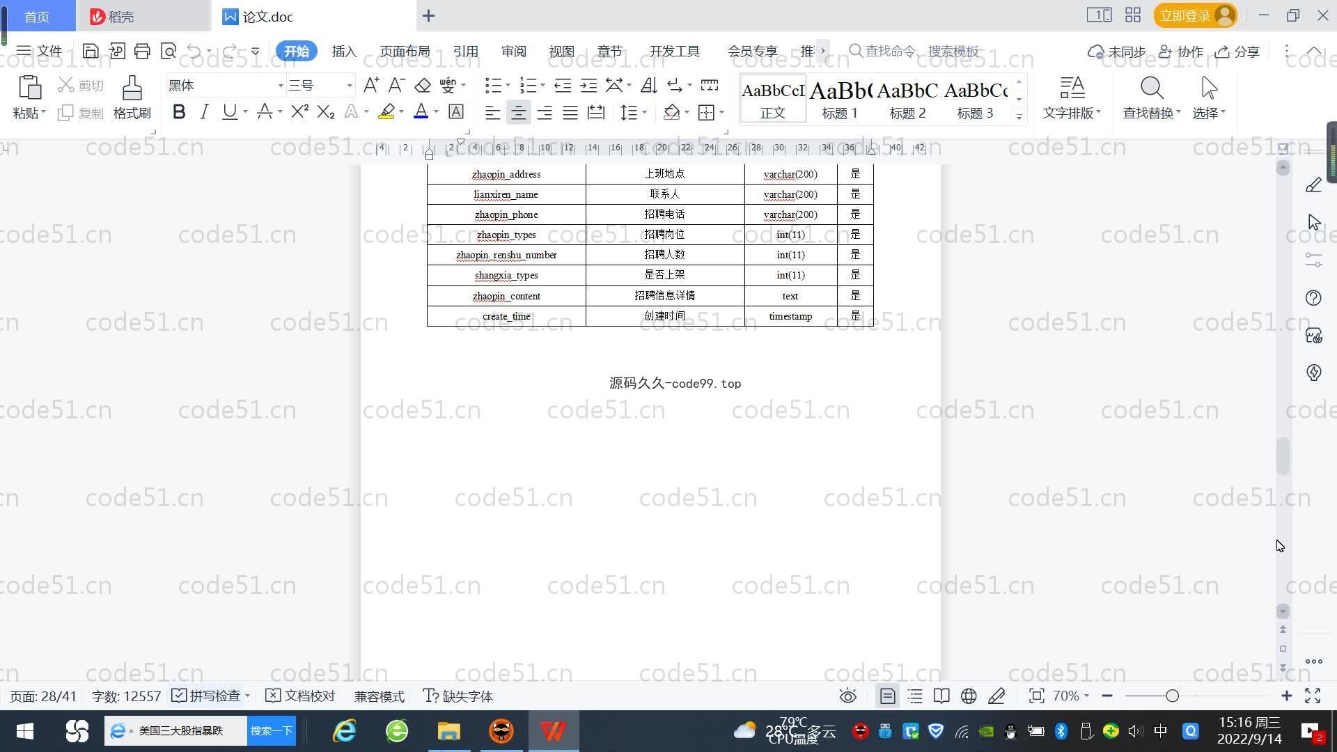 基于SpringBoot+MySQL+Vue.js的高校就业管理系统(附论文)
