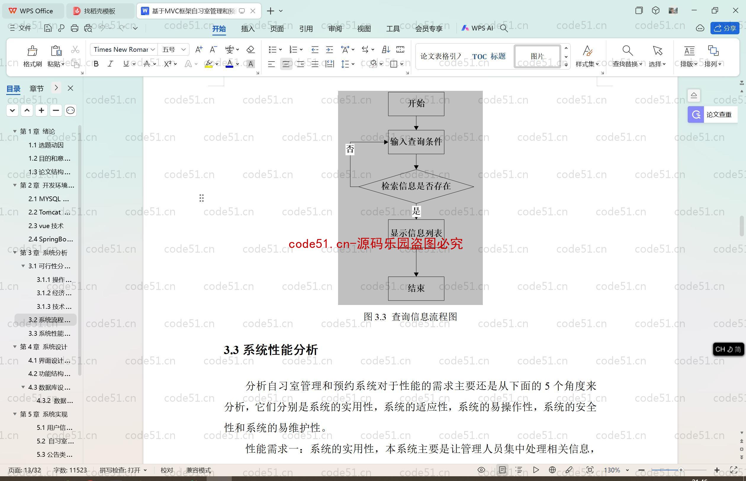 基于SpringBoot+MySQL+SSM+Vue.js的自习室管理和预约系统(附论文)