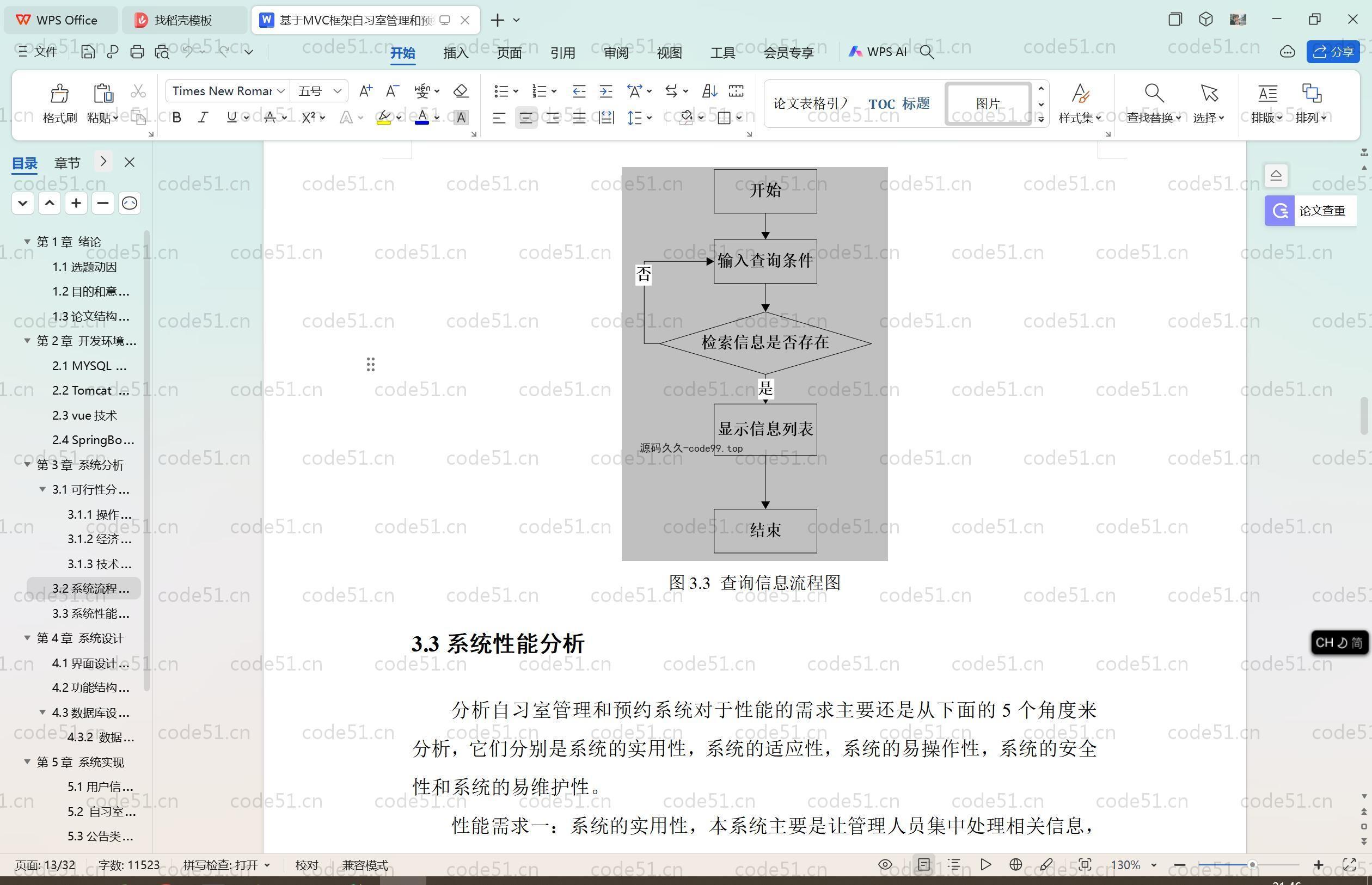 基于SpringBoot+MySQL+Vue.js的自习室管理和预约系统(附论文)