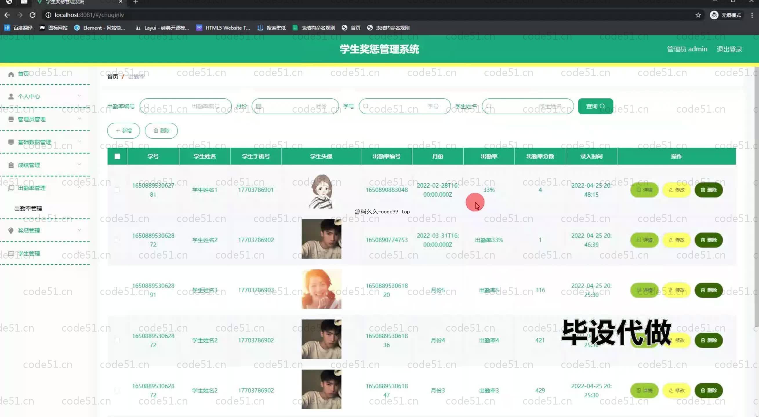 基于SpringBoot+MySQL+Vue.js的学生奖惩系统(附论文)