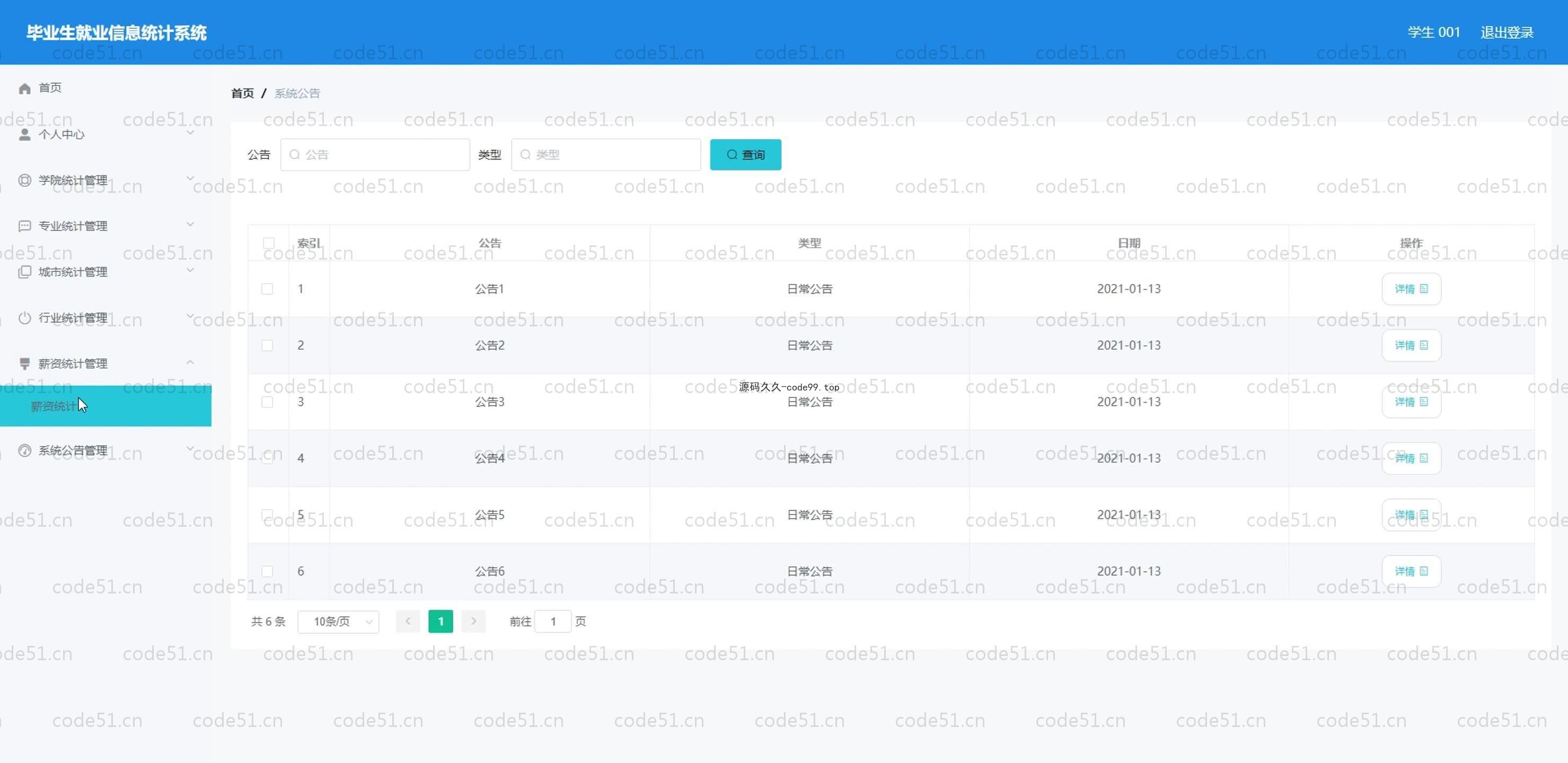 基于SpringBoot+MySQL+Vue.js的毕业生就业信息统计系统(附论文)
