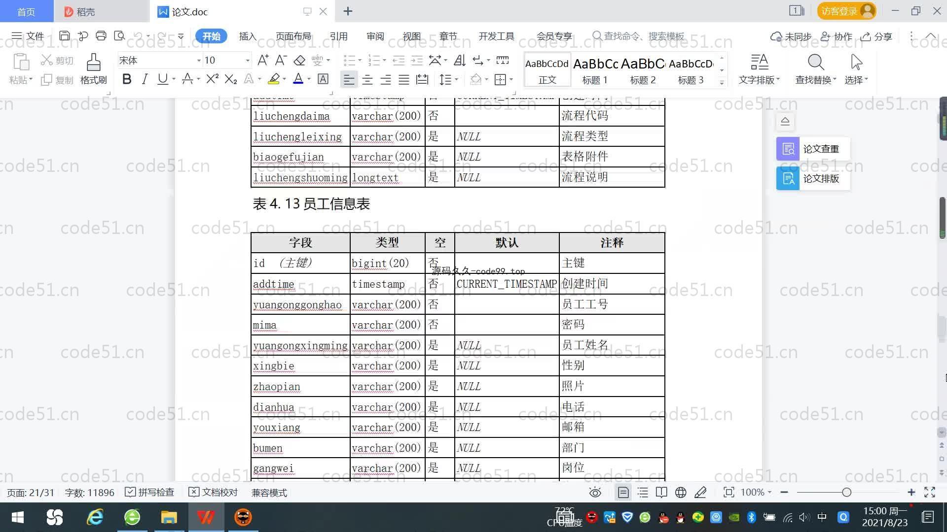 基于SpringBoot+MySQL+Vue.js的OA办公系统(附论文)