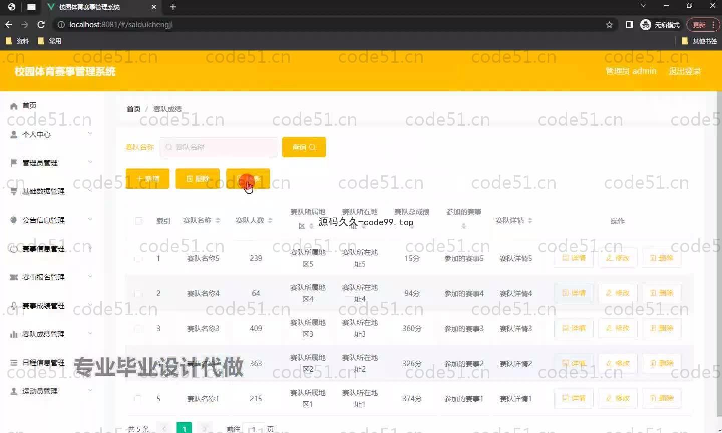 基于SpringBoot+MySQL+Vue.js的体育赛事管理系统(附论文)