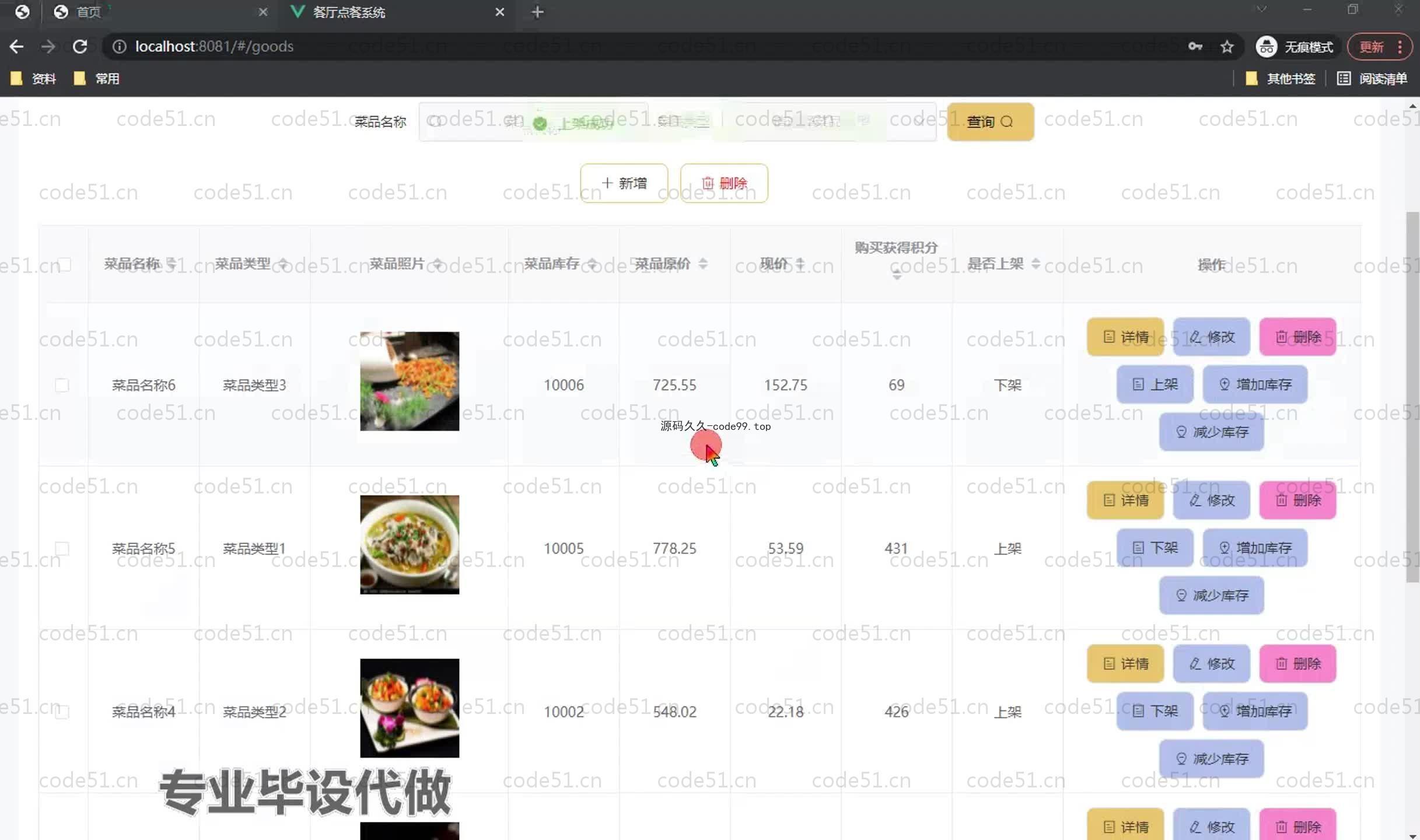基于SpringBoot+MySQL+Vue.js的餐厅点餐系统(附论文)