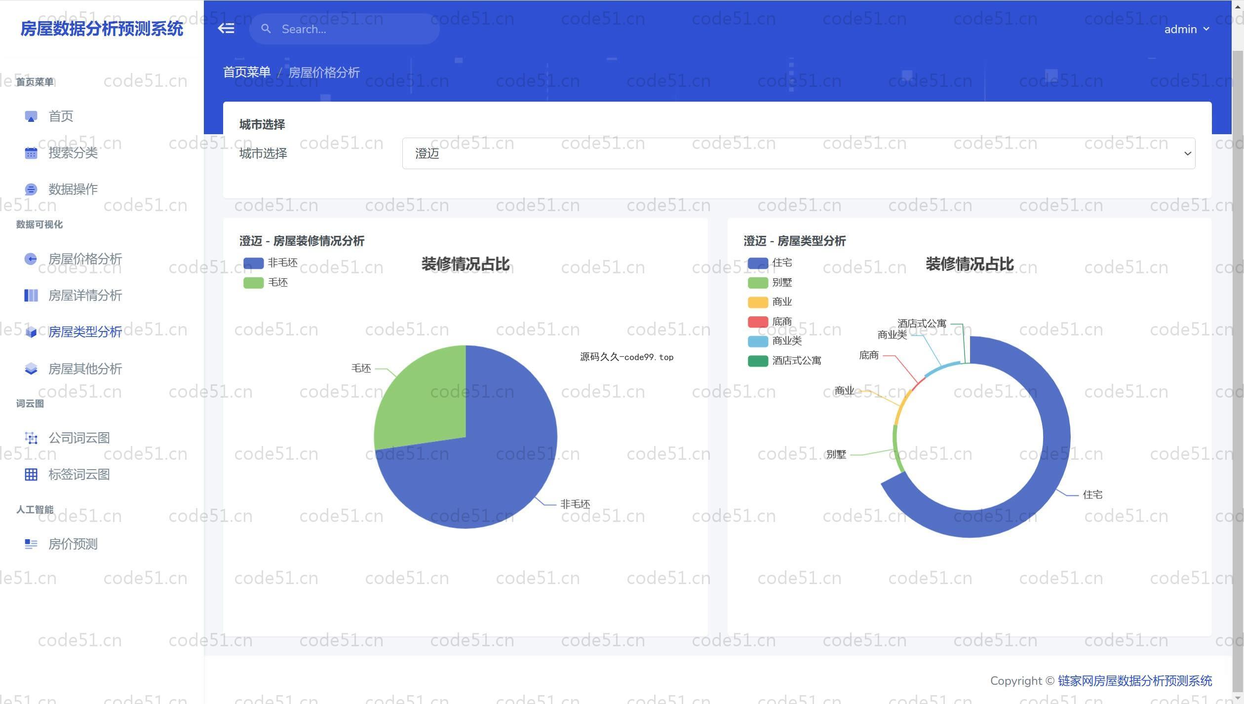 基于于Python+Flask+MySQL+机器学习链家网房屋数据分析预测系统