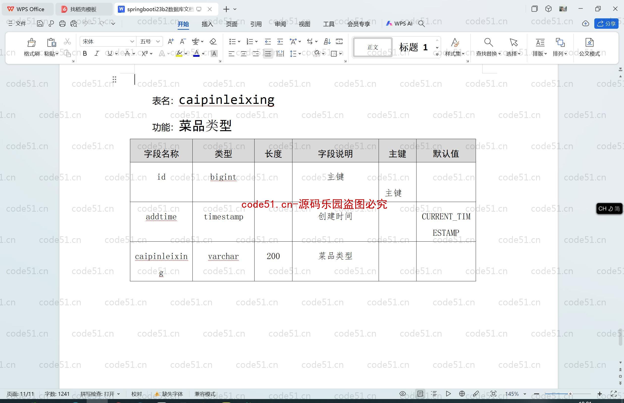 基于SpringBoot+MySQL+SSM+Vue.js的网上订餐系统