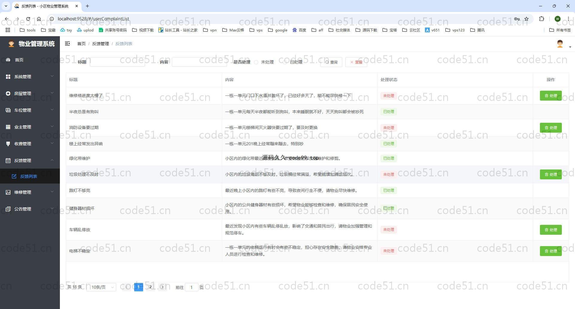 基于SpringBoot+MySQL+Vue.js的小区物业管理系统(附论文)