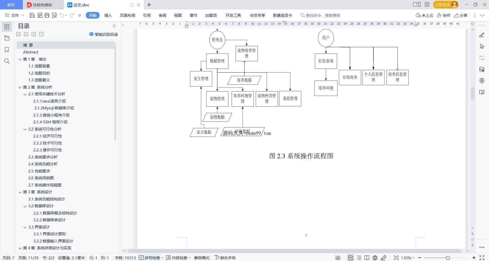 基于微信小程序+SSM+MySQL的宠物寄养小程序(附论文)