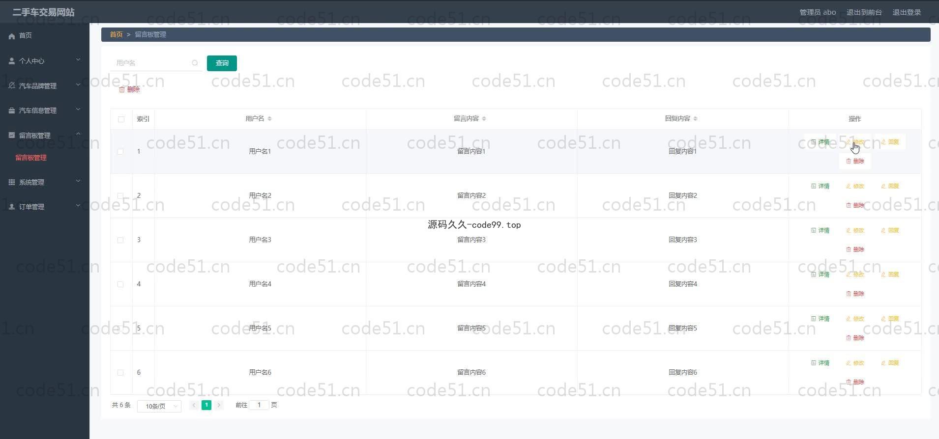 基于SpringBoot+MySQL+Vue.js的二手车交易系统(附论文)