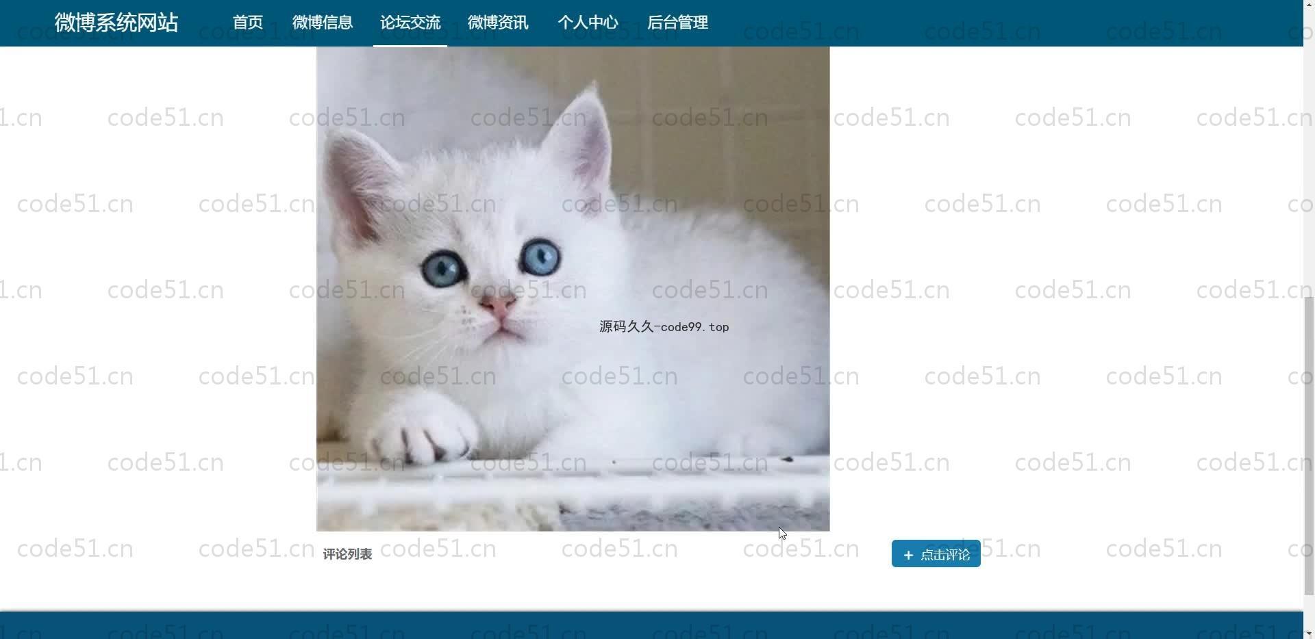 基于SpringBoot+MySQL+Vue.js的微博系统(附论文)
