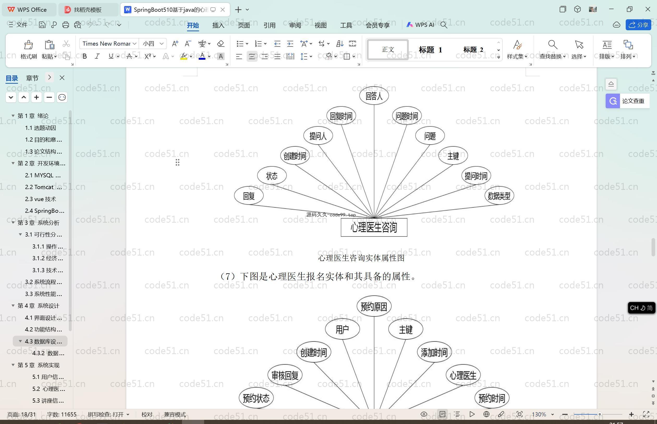 基于SpringBoot+MySQL+Vue.js的高校线上心理咨询室(附论文)
