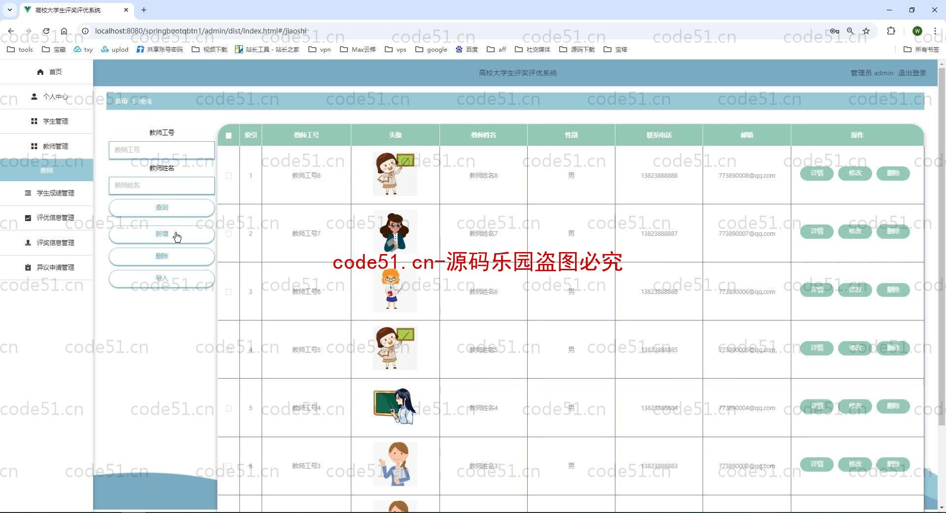 基于SpringBoot+MySQL+SSM+Vue.js的高校大学生评奖评优系统(附论文)