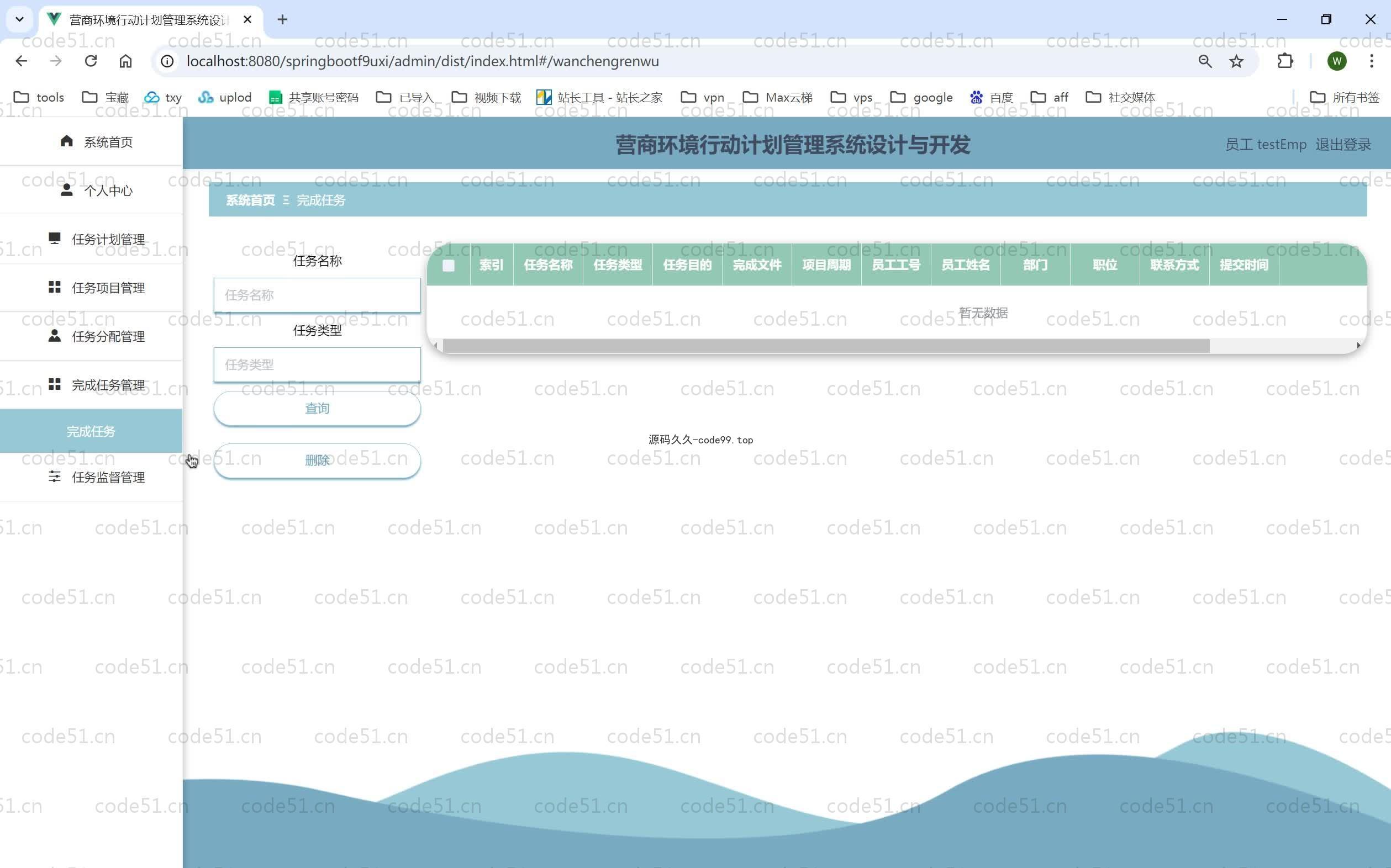 基于SpringBoot+MySQL+Vue.js的营商环境行动计划管理系统