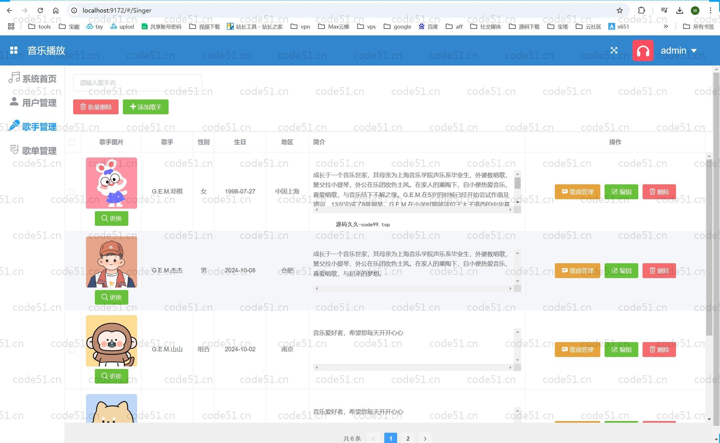 基于SpringBoot+MySQL+Vue.js+协同过滤算法的音乐播放推荐(附论文)