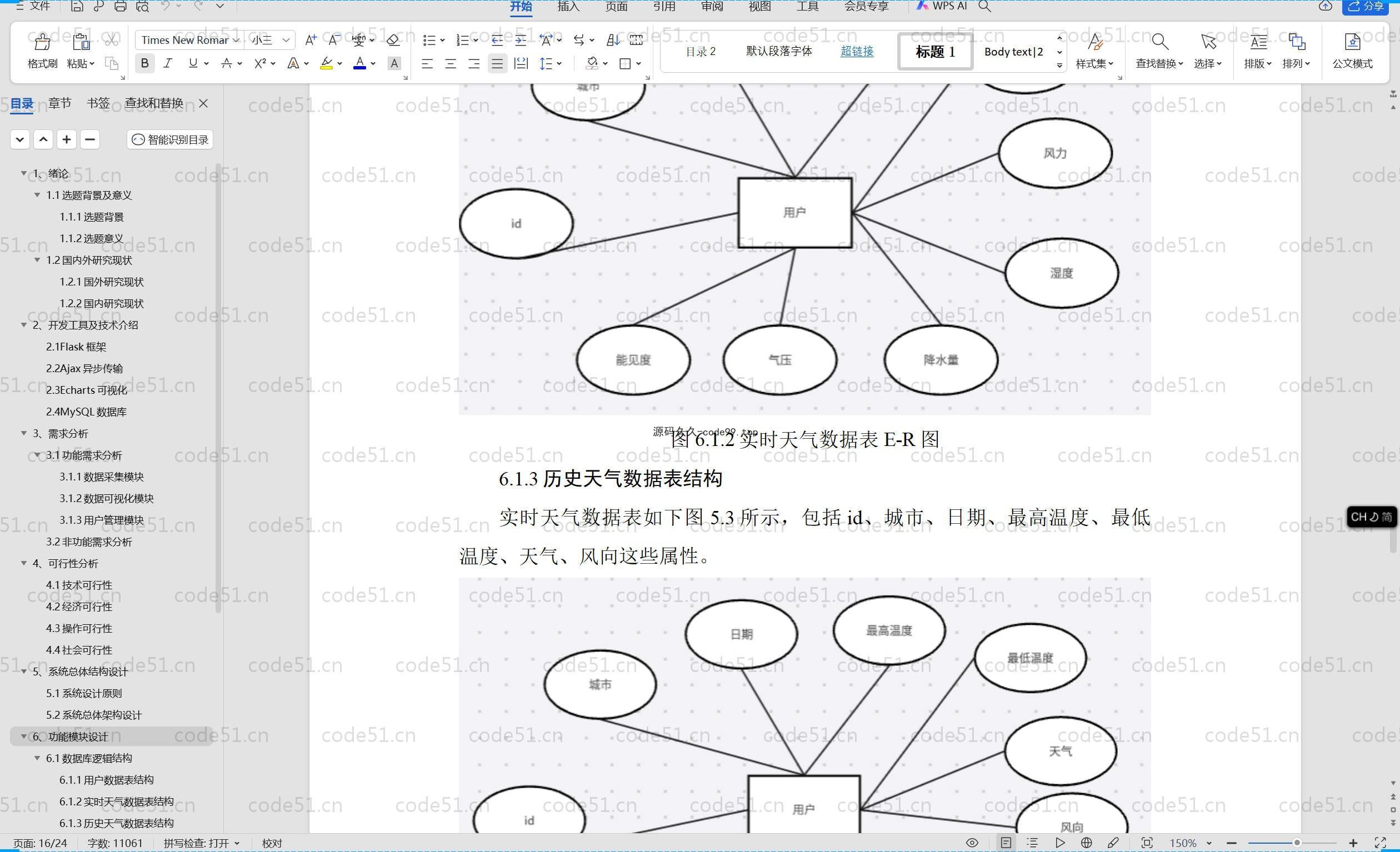 基于Python+Flask+MySQL的天气预报可视化分析系统(附论文)