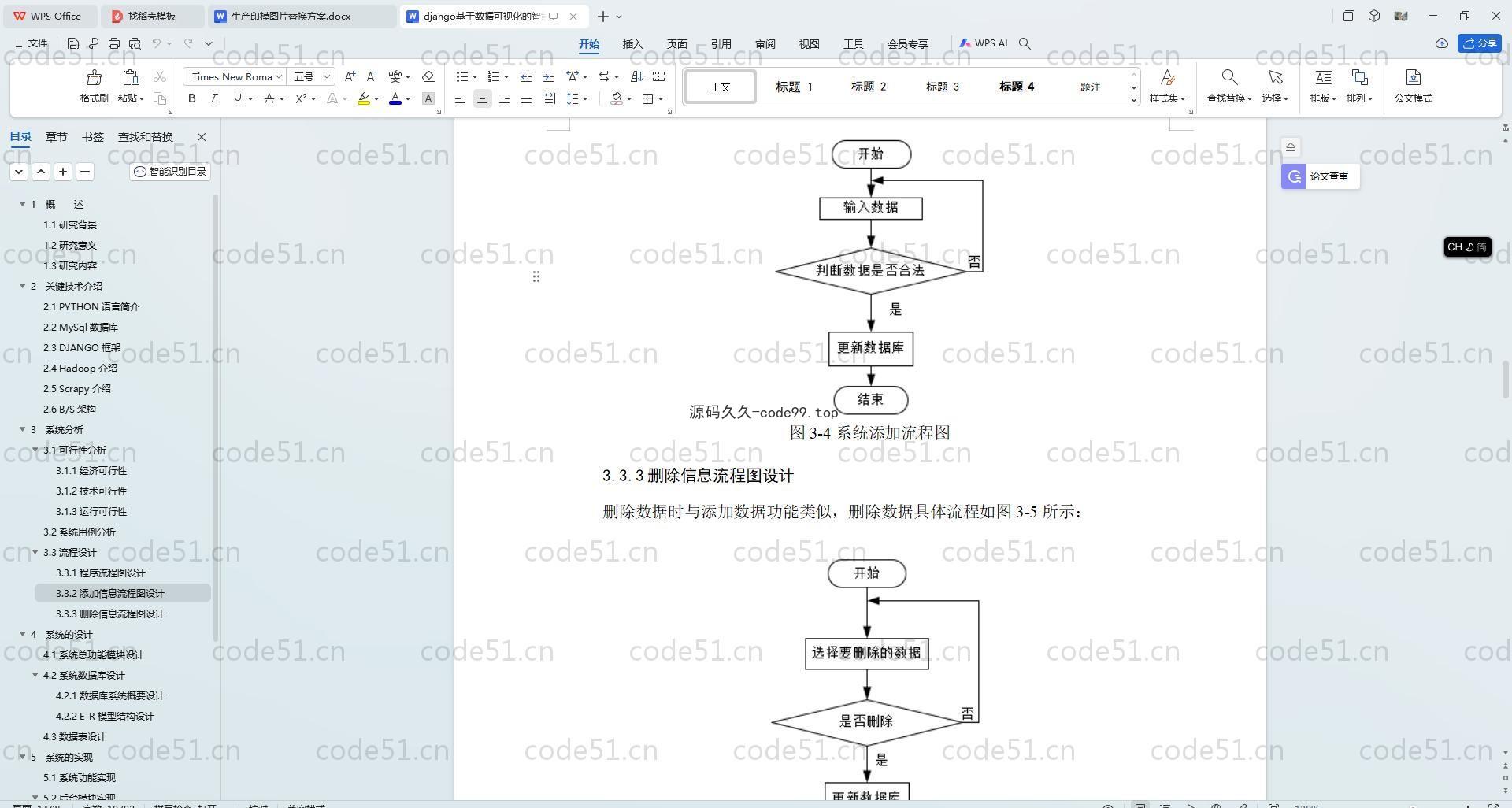 基于Python+Django+MySQL+Vue前后端分离的可视化智慧社区系统(附论文)