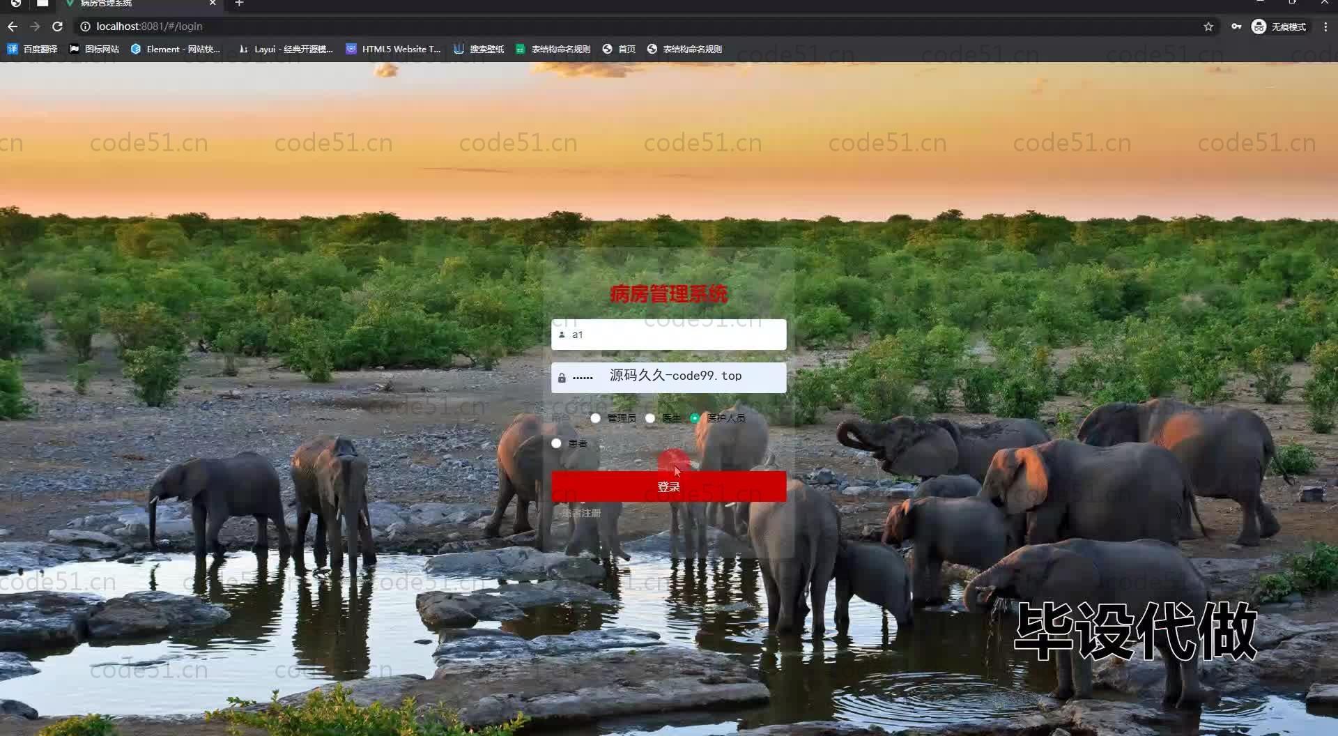基于SpringBoot+MySQL+Vue.js的病房管理系统(附论文)