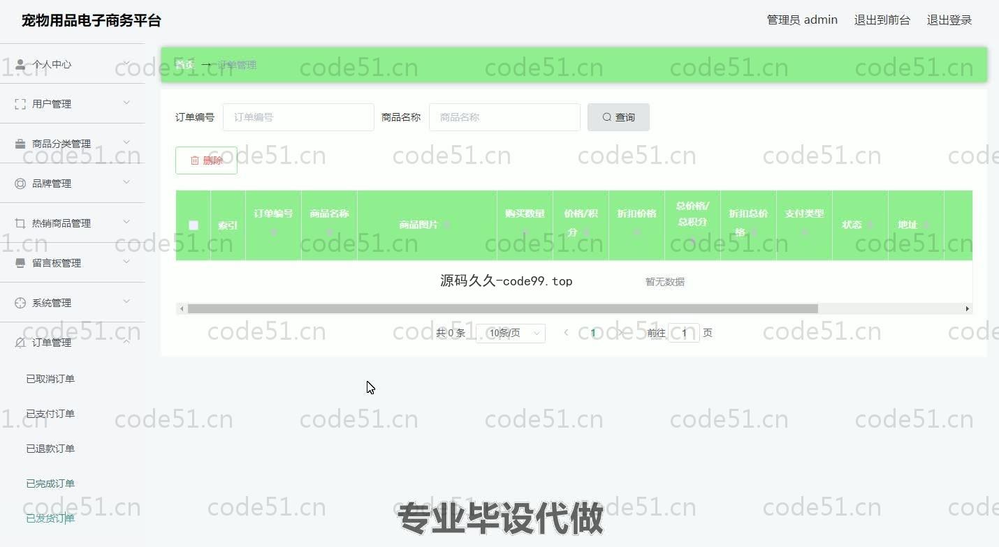 基于SpringBoot+MySQL+Vue.js的宠物用品商务系统(附论文)