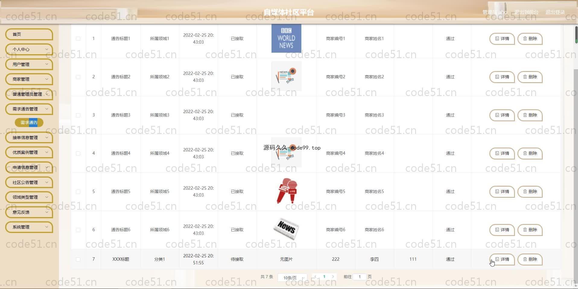 基于SpringBoot+MySQL+Vue.js的自媒体社区系统