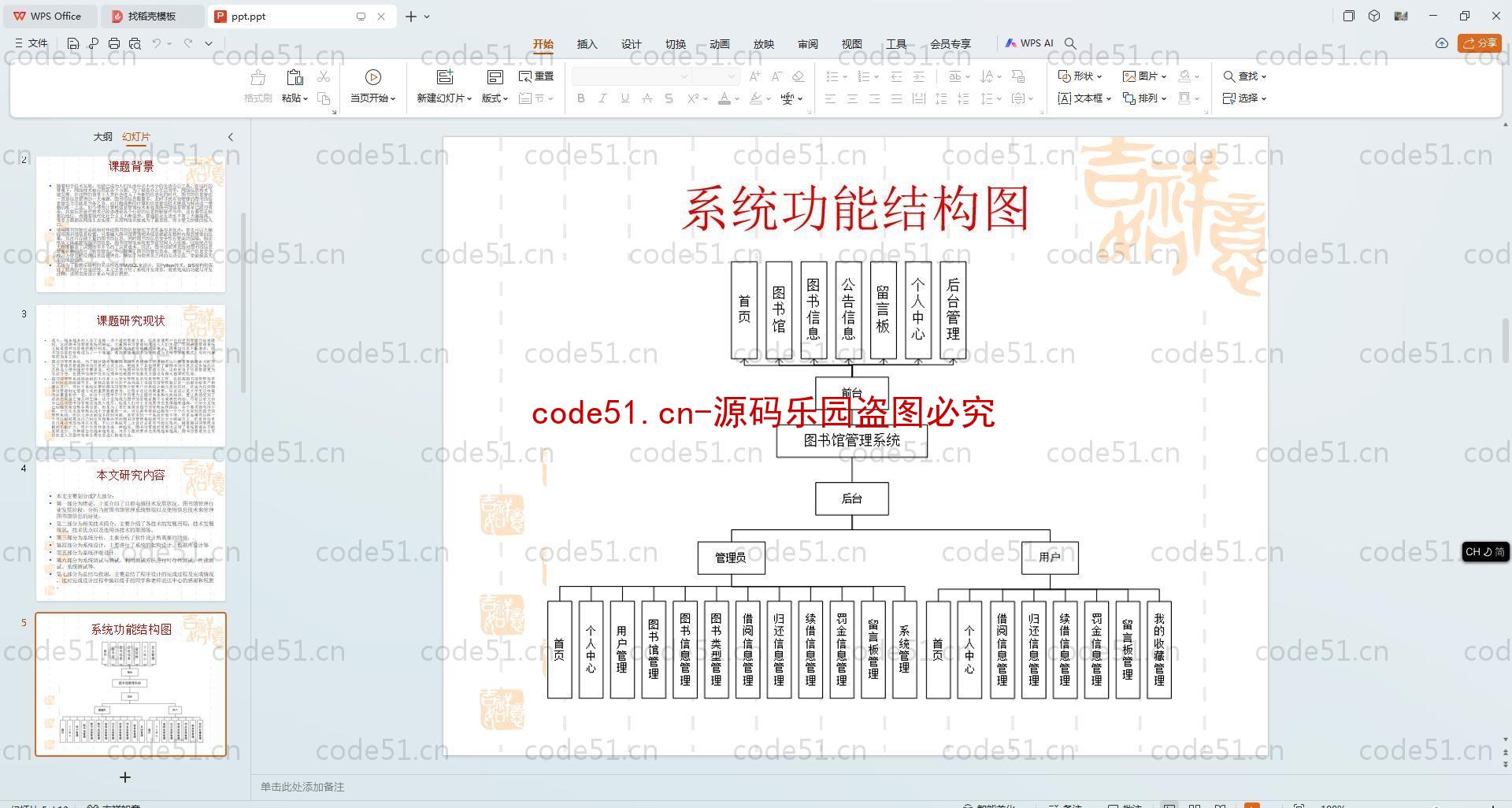 基于Python+Django+MySQL+Vue前后端分离的图书管理系统(附论文)