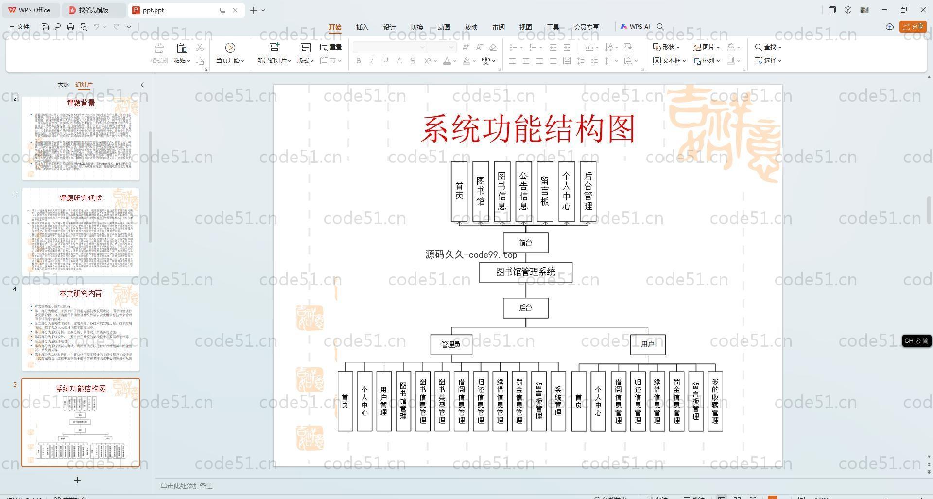 基于Python+Django+MySQL+Vue前后端分离的图书管理系统(附论文)