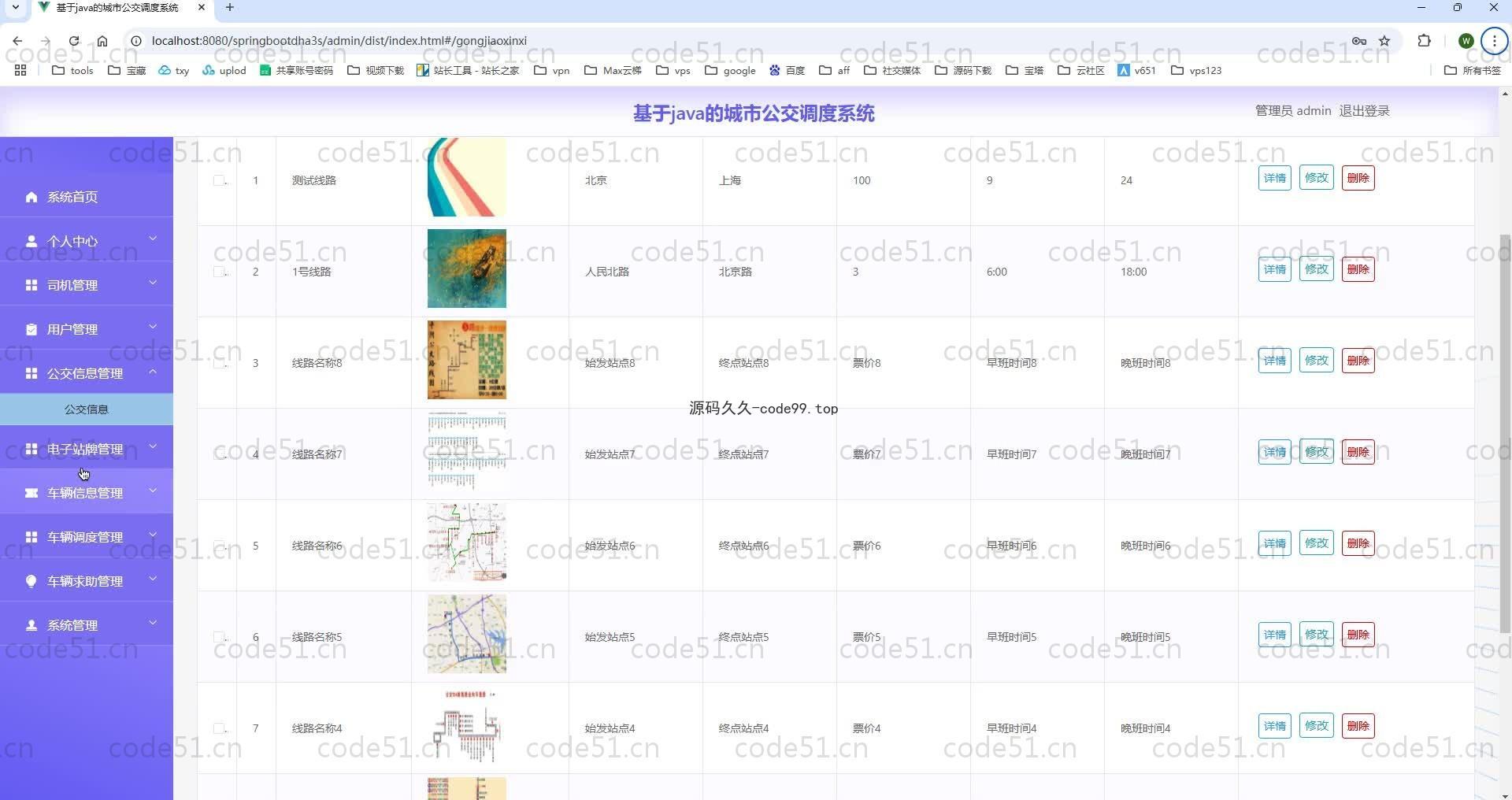 基于SpringBoot+MySQL+Vue.js的城市公交调度系统(附论文)
