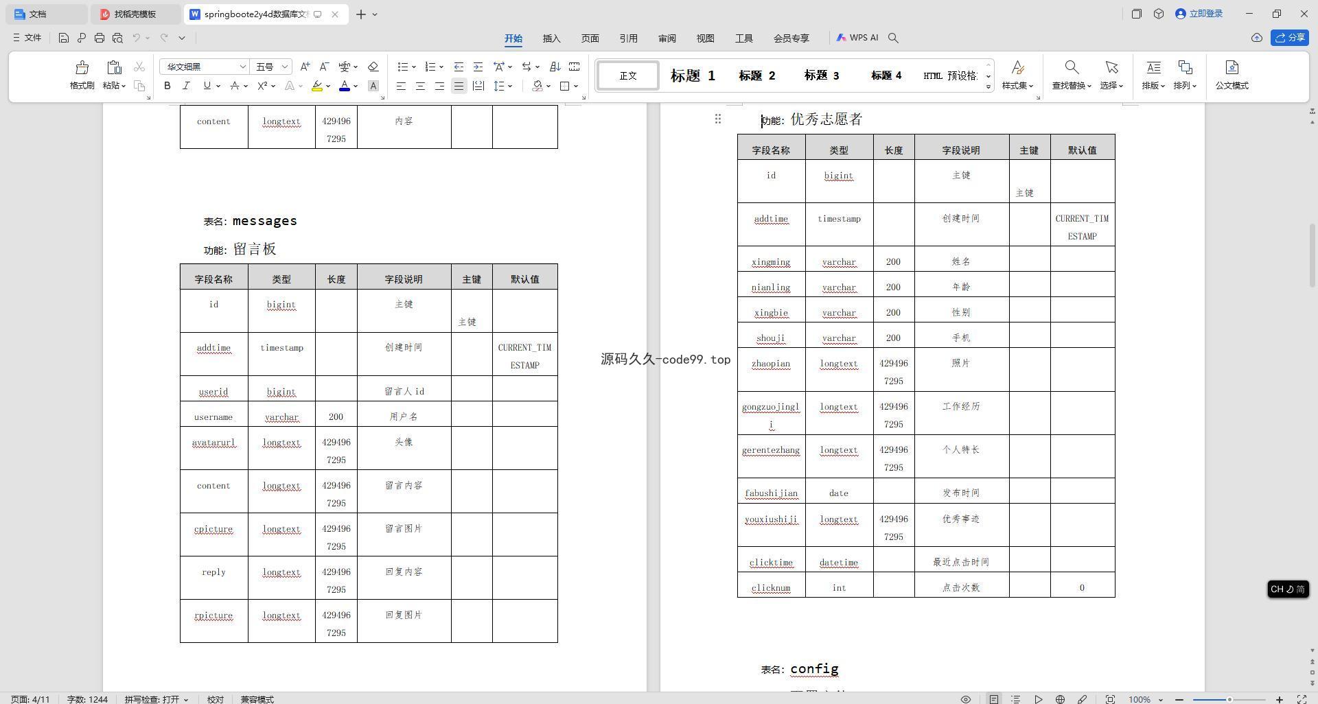 基于SpringBoot+MySQL+Vue.js的社区志愿者信息管理系统(附论文)