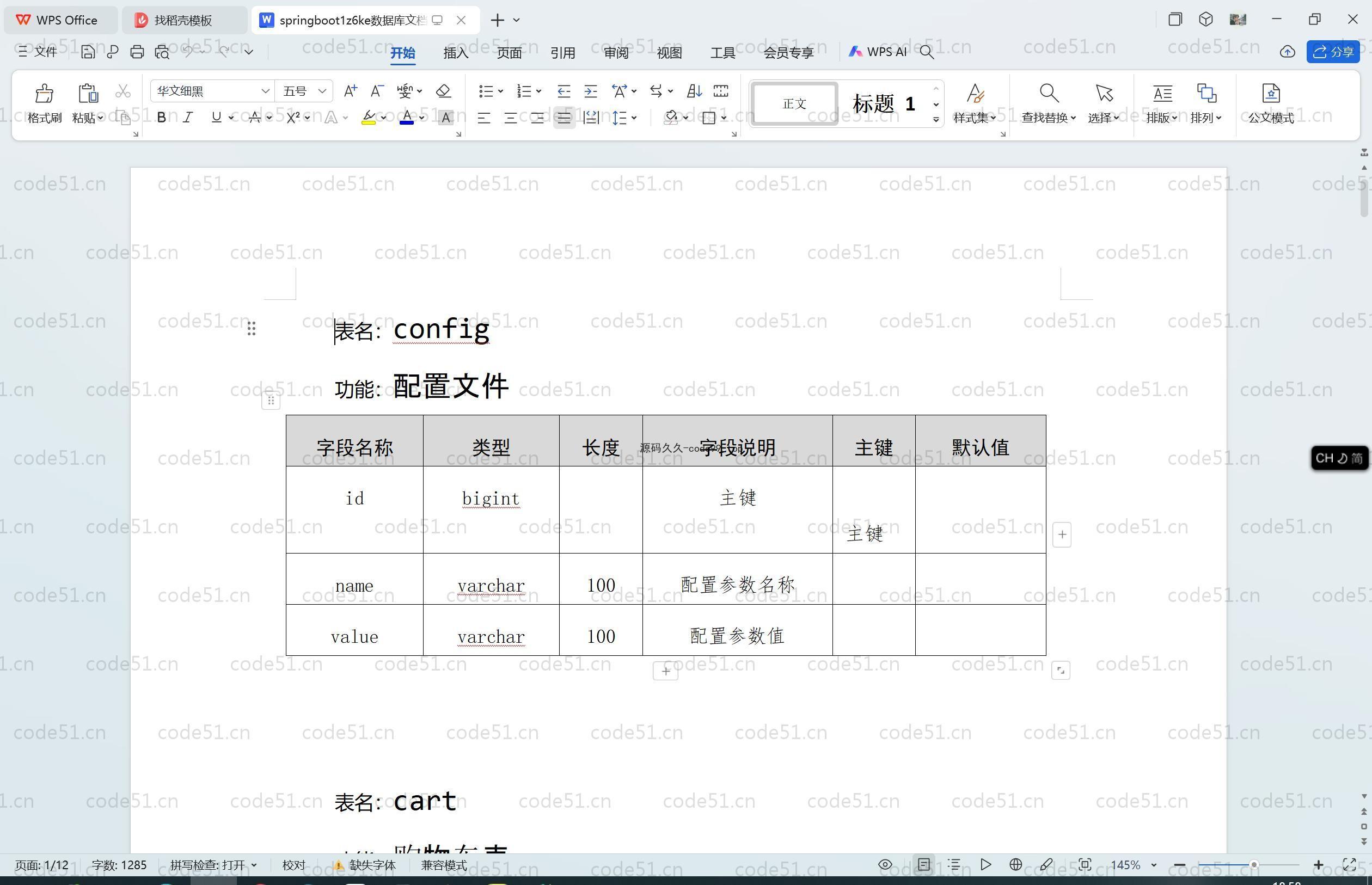 基于SpringBoot+MySQL+Vue.js的外卖平台系统(附论文)