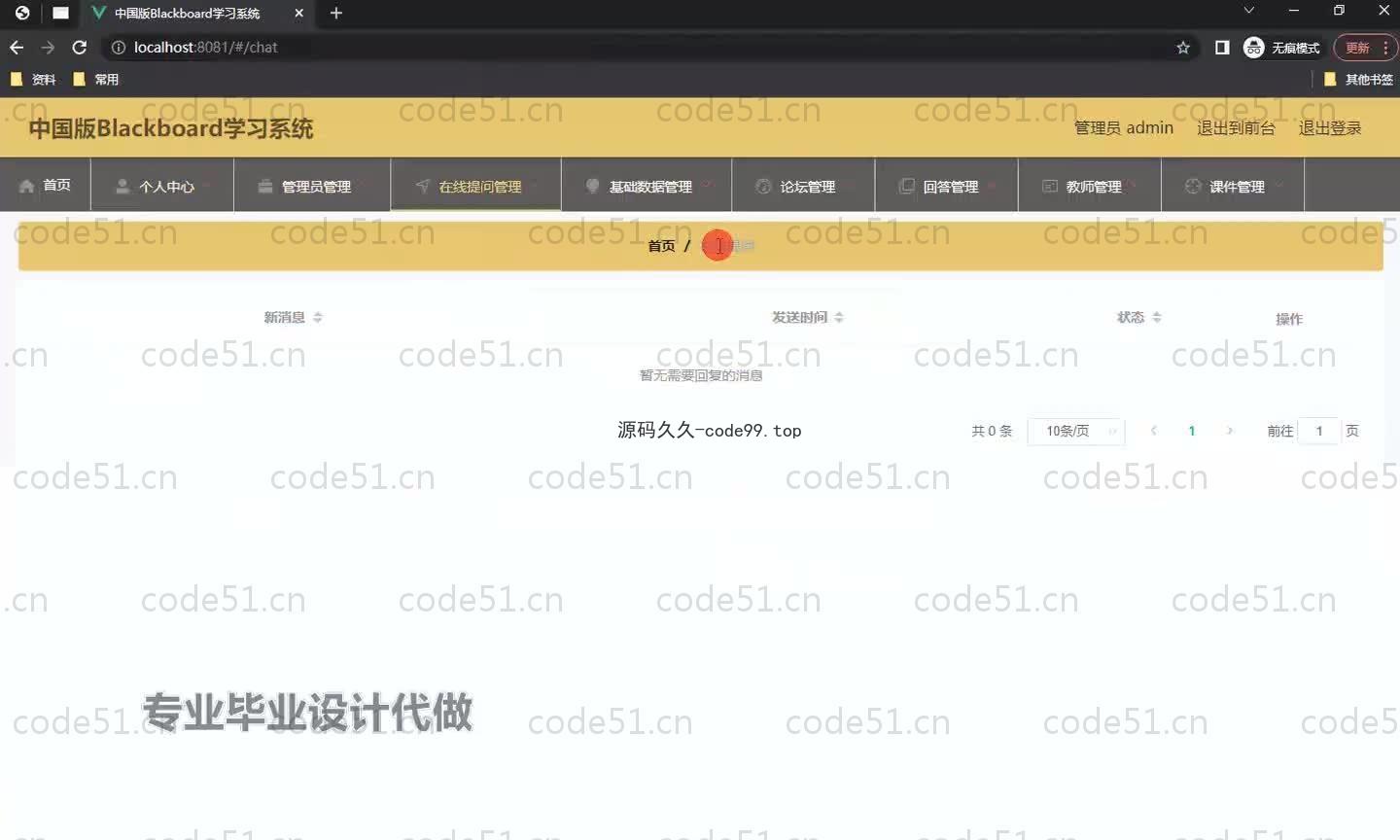 基于SpringBoot+MySQL+Vue.js的学习网站系统(附论文)