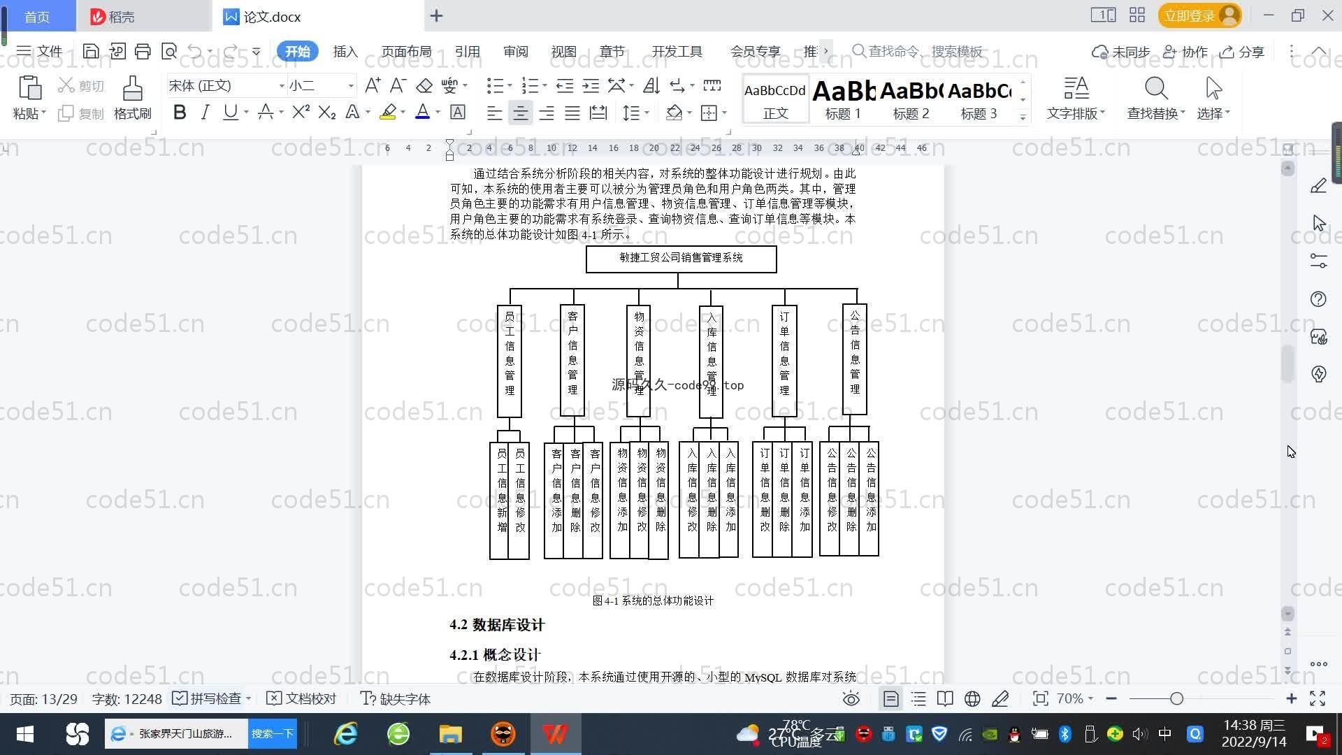 基于SpringBoot+MySQL+Vue.js的公司销售管理系统(附论文)