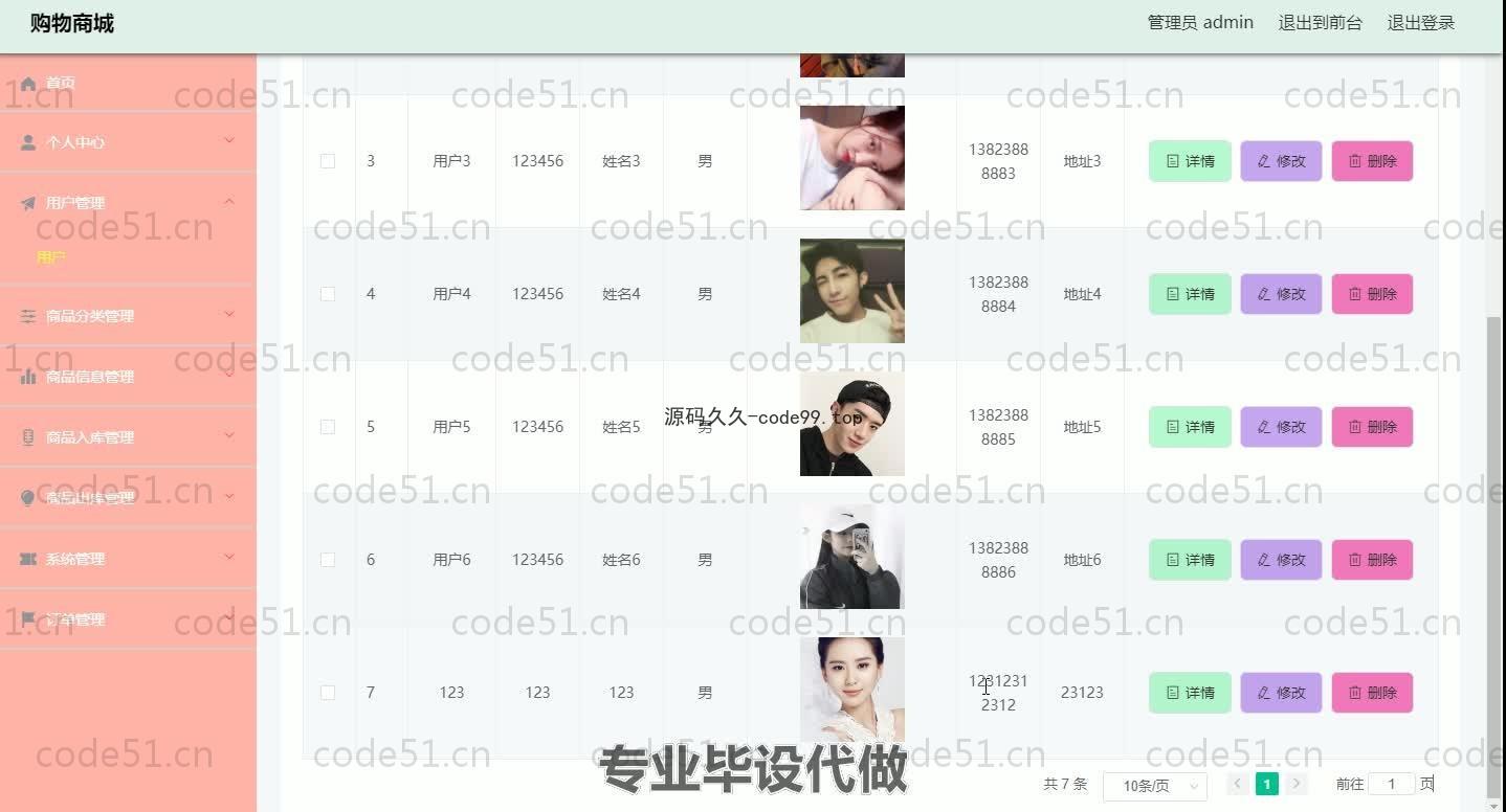 基于SpringBoot+MySQL+Vue.js的商城购物系统(附论文)