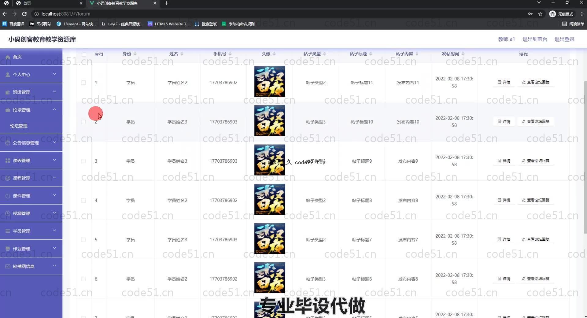 基于SpringBoot+MySQL+Vue.js的教育教学资源库系统(附论文)