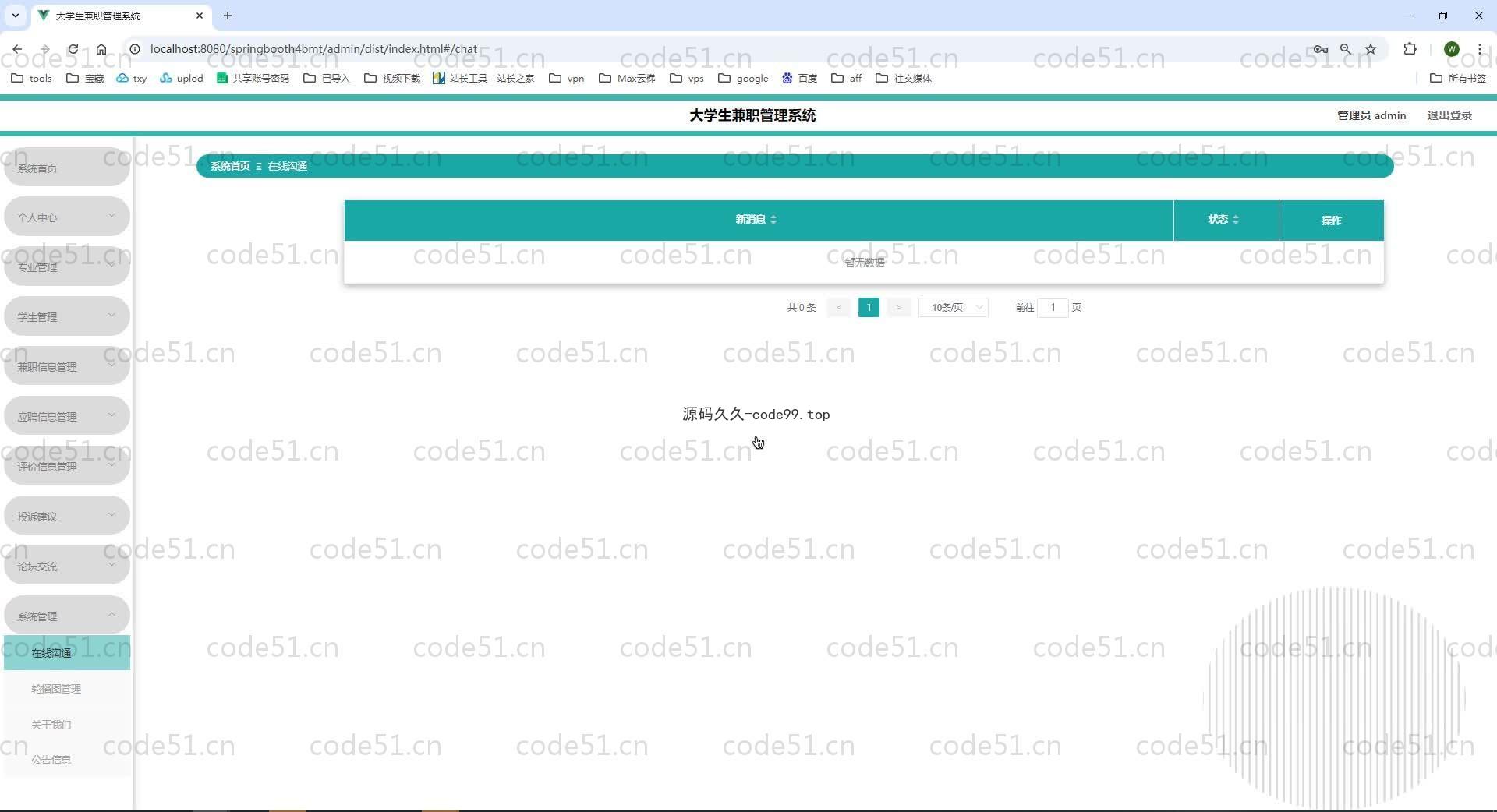 基于SpringBoot+MySQL+Vue.js的大学生兼职系统(附论文)