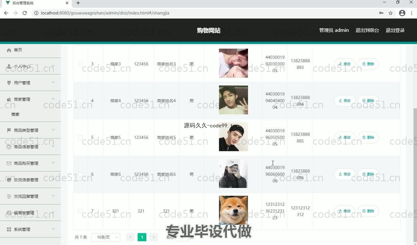 基于SpringBoot+MySQL+Vue.js的购物网站系统(附论文)