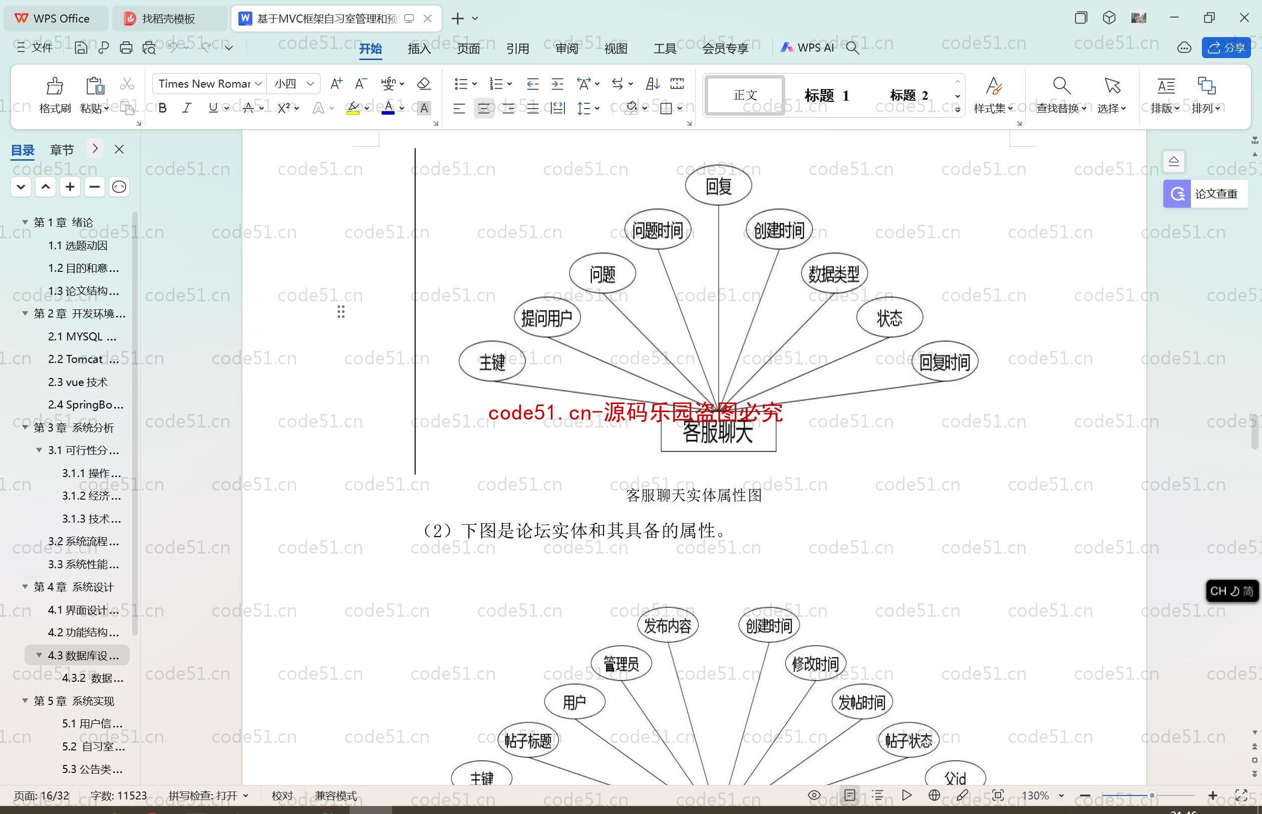 基于SpringBoot+MySQL+SSM+Vue.js的自习室管理和预约系统(附论文)